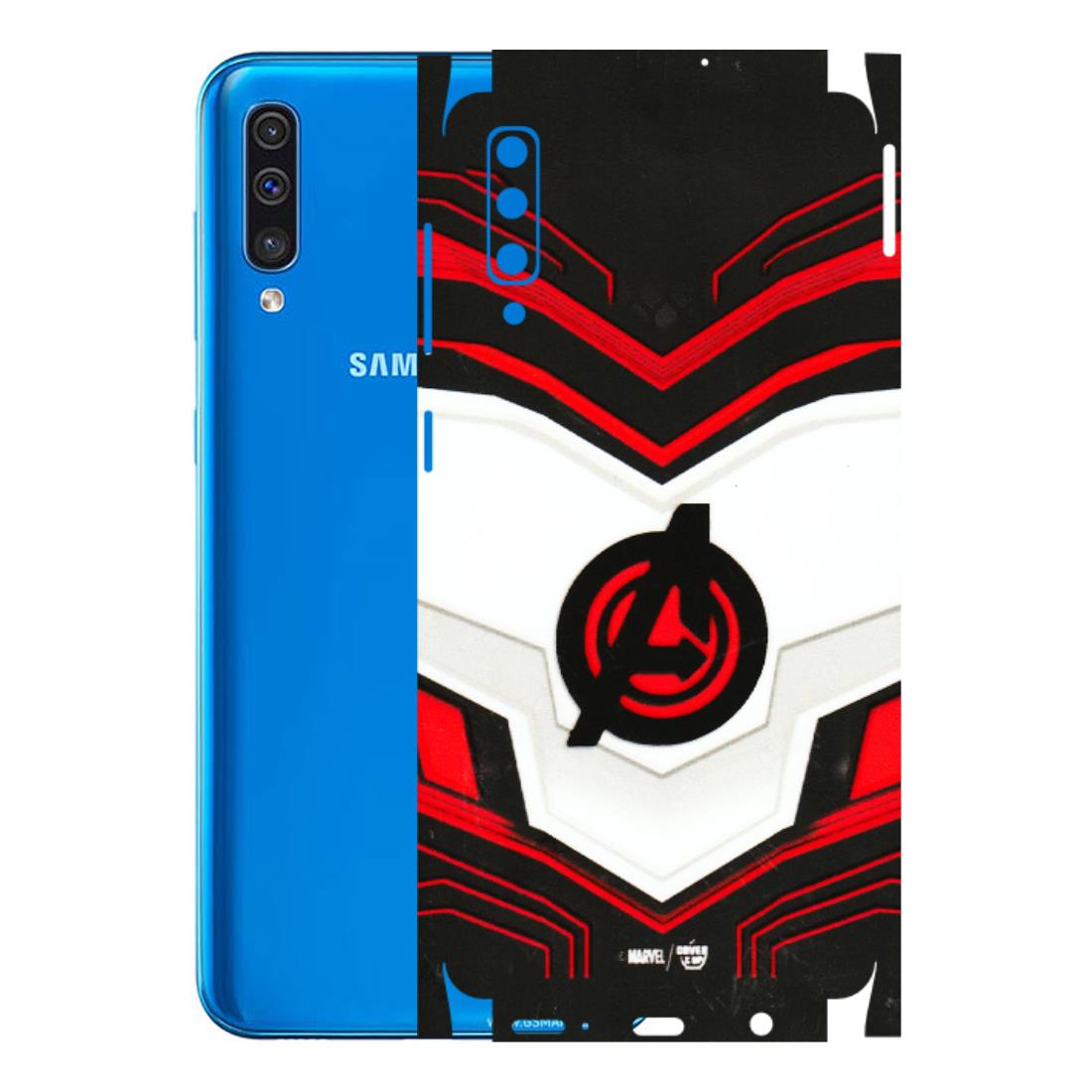 Samsung A/S Series Phone Skins (All Models) - Avengers Logo - 3D Embossed Finish (L-55) Samsung Galaxy A50