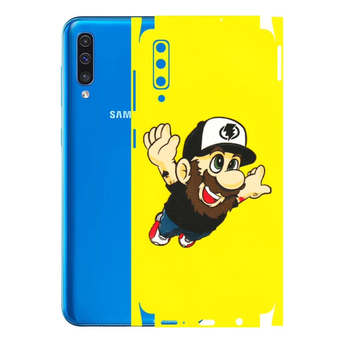 Samsung A/S Series Phone Skins (All Models) - Flying Beardo - 3D Embossed Finish (L-60) Samsung Galaxy A50