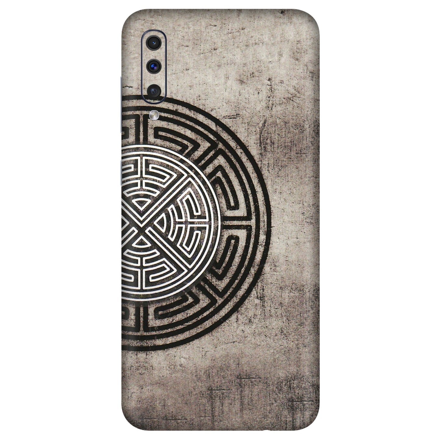 Samsung A/S Series Phone Skins (All Models) - Mysterious Circular Design - 3D Embossed Finish (L-63) Samsung Galaxy A50