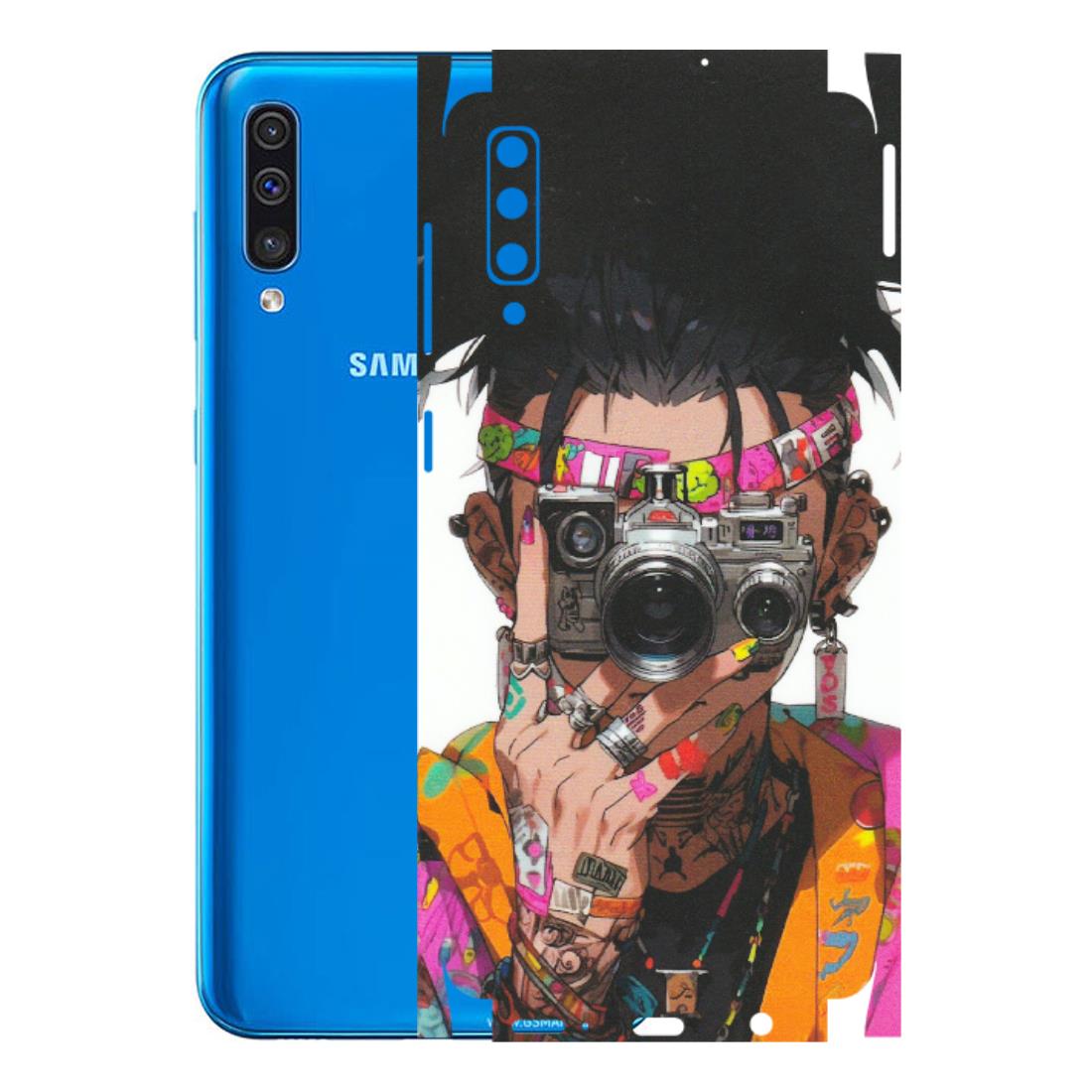 Samsung A/S Series Phone Skins (All Models) - Camera Lover Girl - Matte Finish (M-09) Samsung Galaxy A50