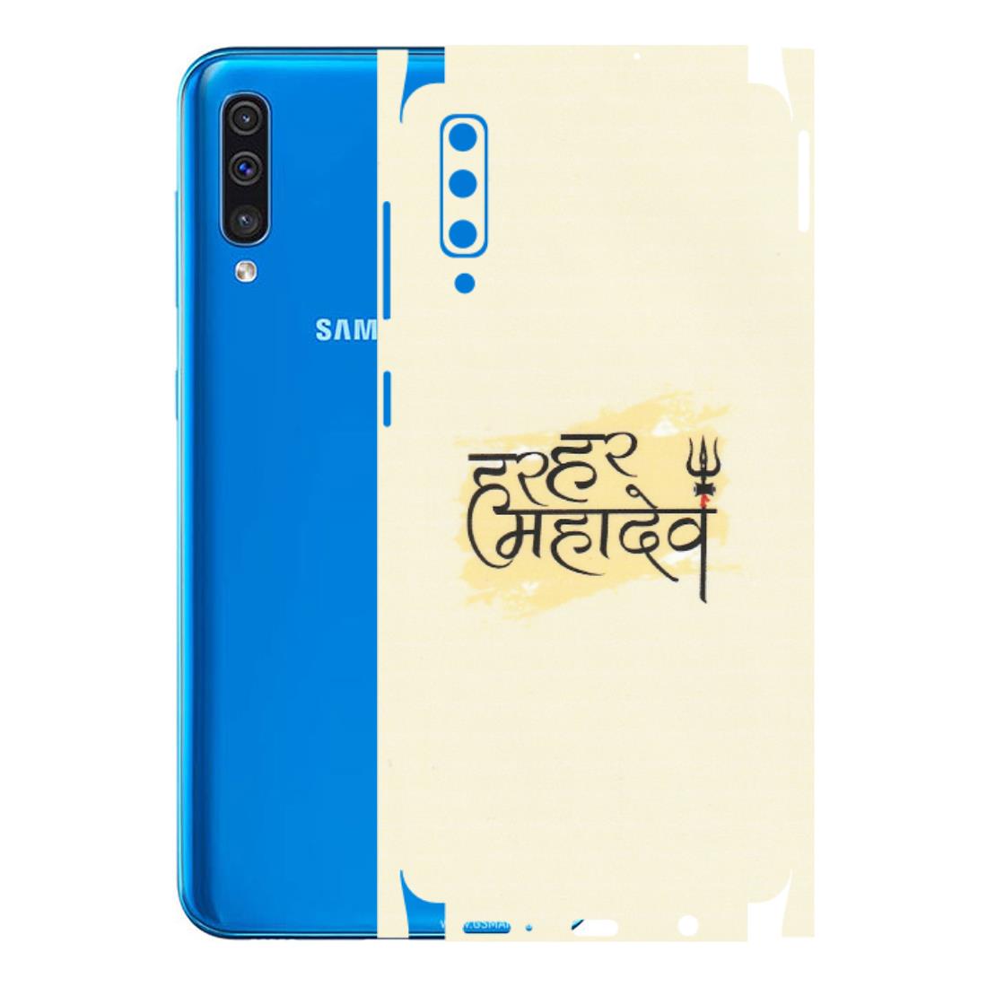 Samsung A/S Series Phone Skins (All Models) - Har Har Mahadev - Matte Finish (M-10) Samsung Galaxy A50