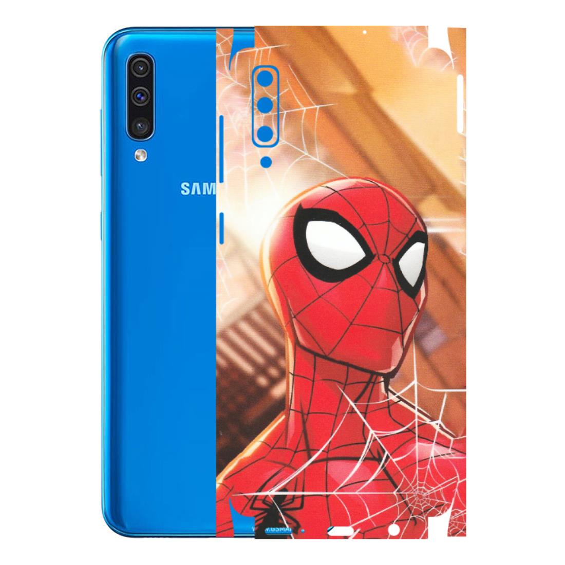 Samsung A/S Series Phone Skins (All Models) - Spiderman Face New - Matte Finish (M-41) Samsung Galaxy A50