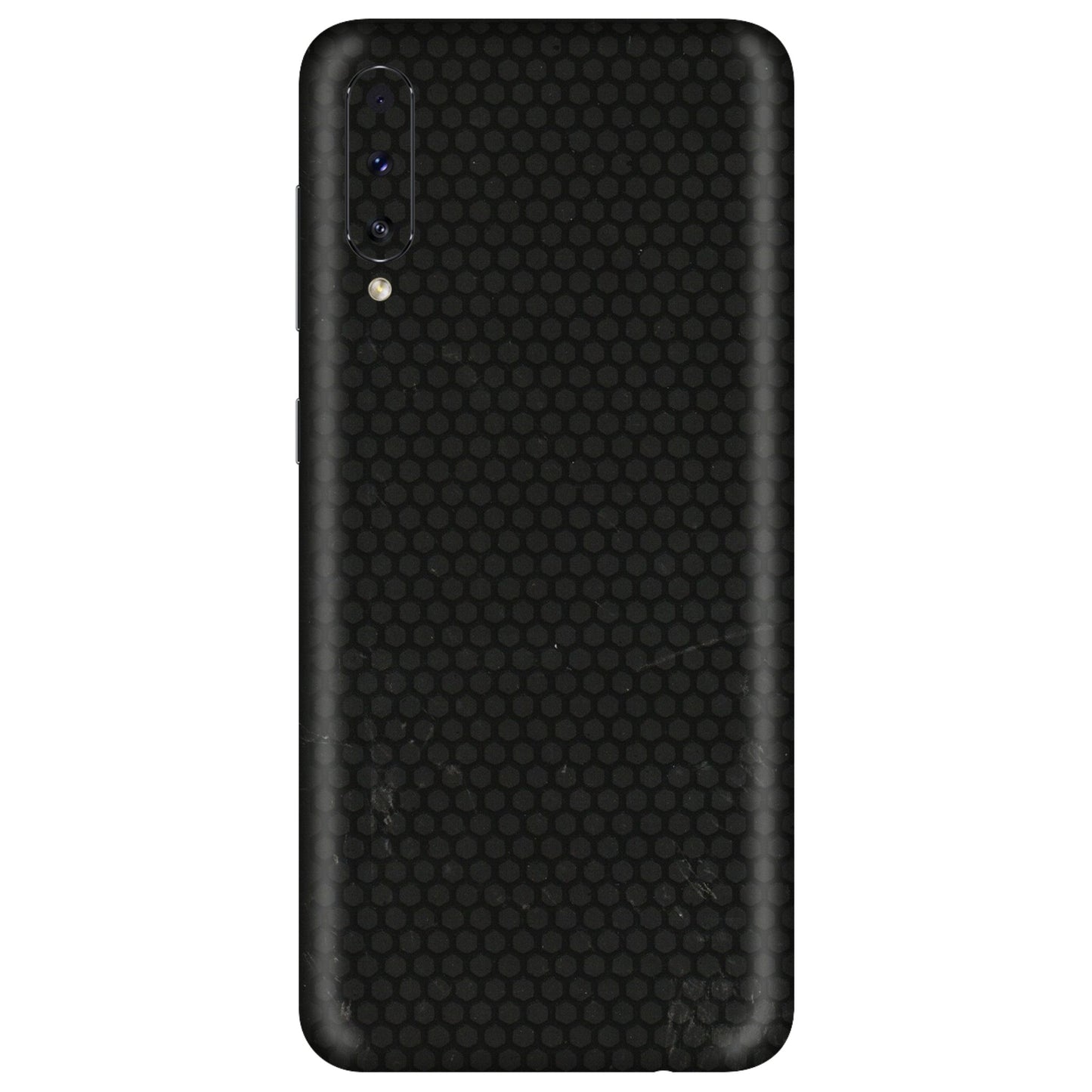 Samsung A/S Series Phone Skins (All Models) - Black honeycomb - 3D Embossed Finish (L-114) Samsung Galaxy A50S