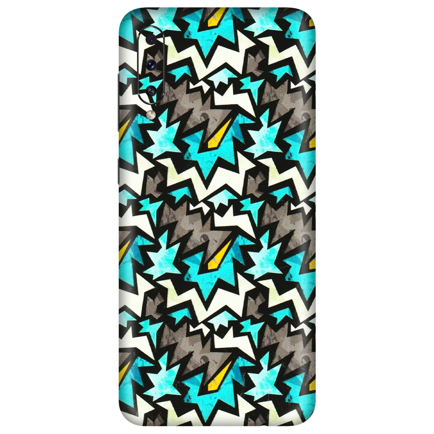 Samsung A/S Series Phone Skins (All Models) - Funky Zig Zag - 3D Embossed Finish (L-223) Samsung Galaxy A50S