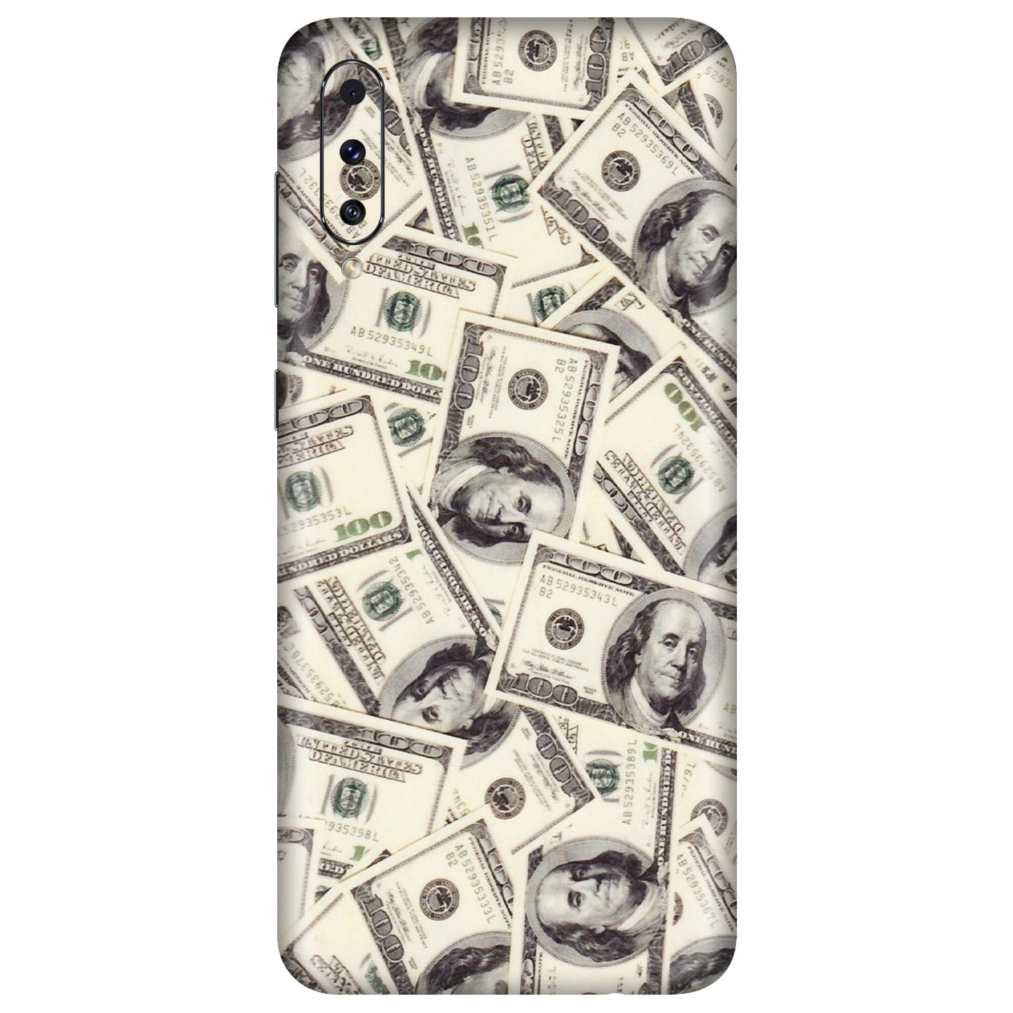 Samsung A/S Series Phone Skins (All Models) - Dollar Lover - Transparent Finish (T-17) Samsung Galaxy A50S