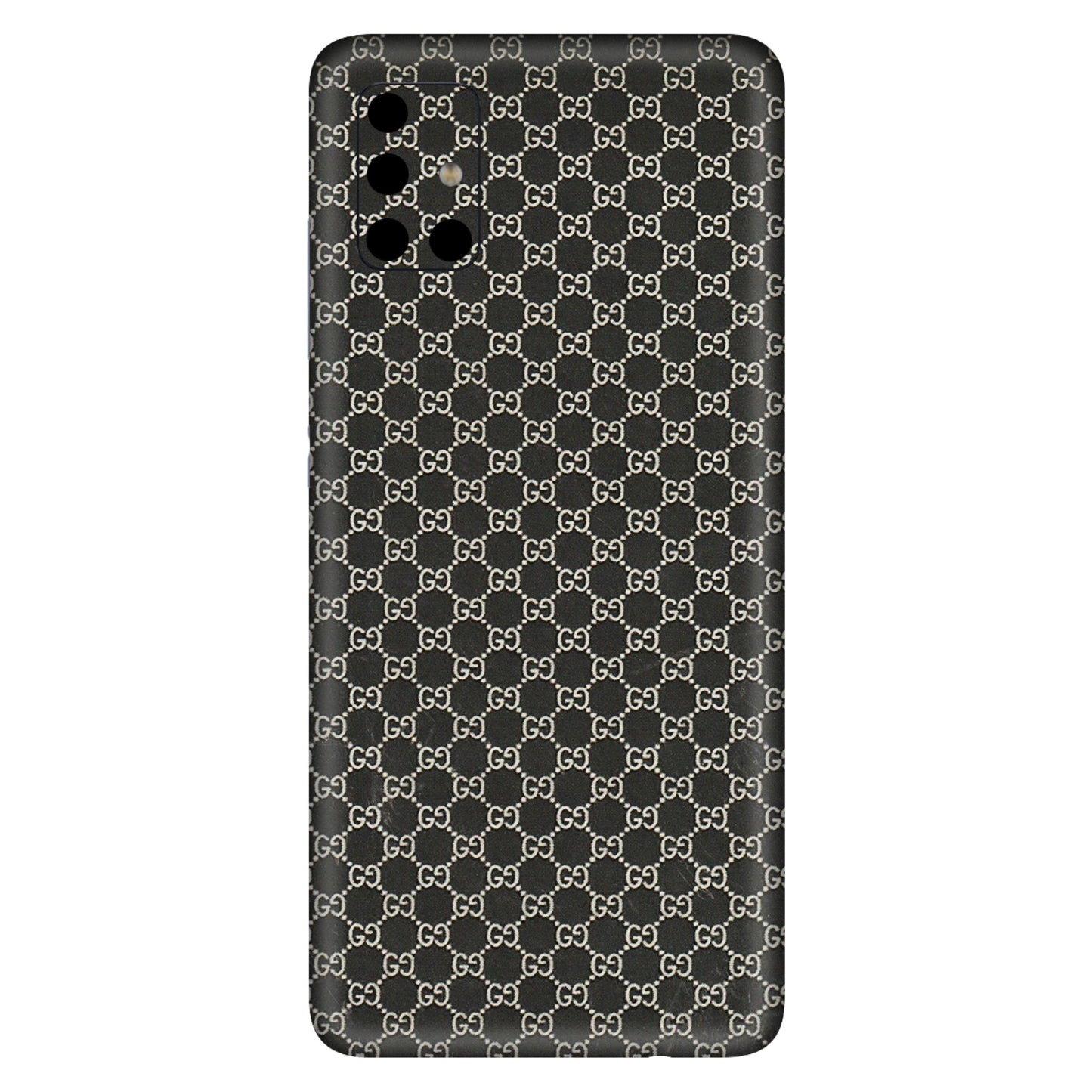Samsung A/S Series Phone Skins (All Models) - Black G Print - 3D Embossed Finish (L-109) Samsung Galaxy A51