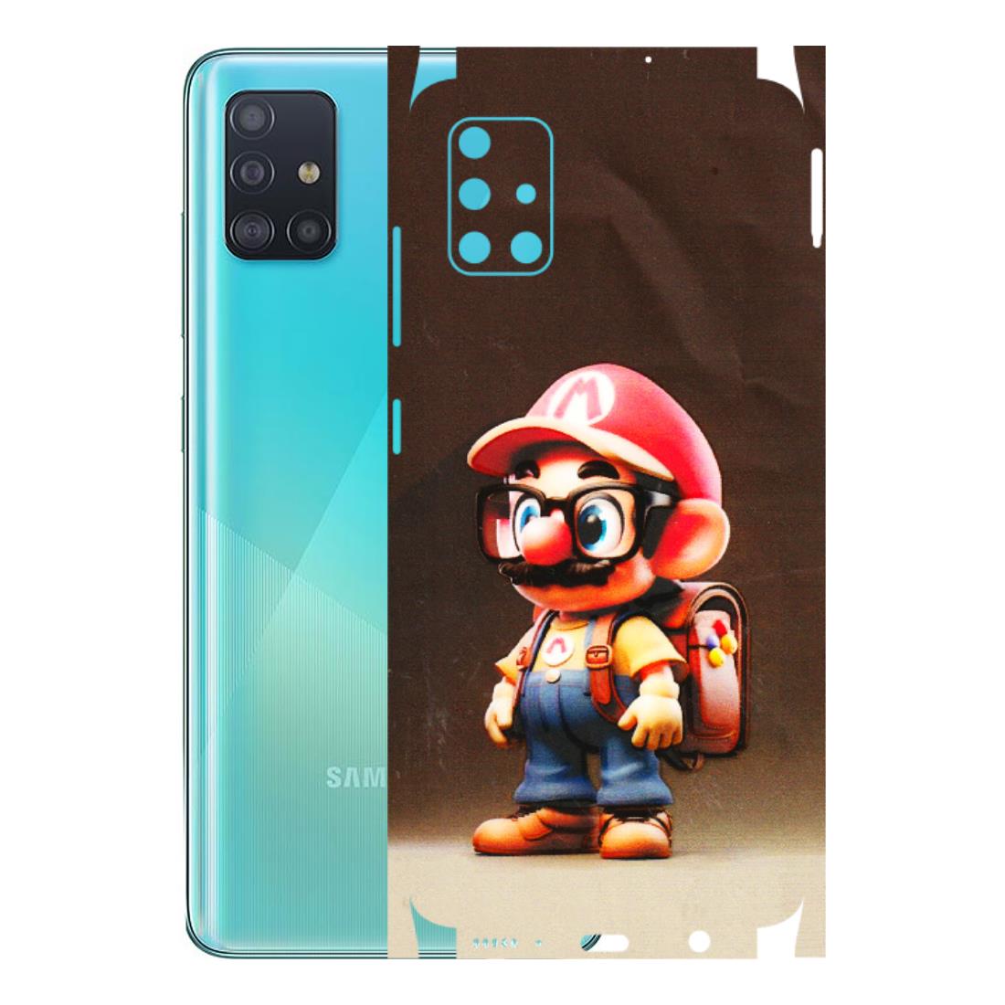 Samsung A/S Series Phone Skins (All Models) - Little Mario - 3D Embossed Finish (L-119) Samsung Galaxy A51