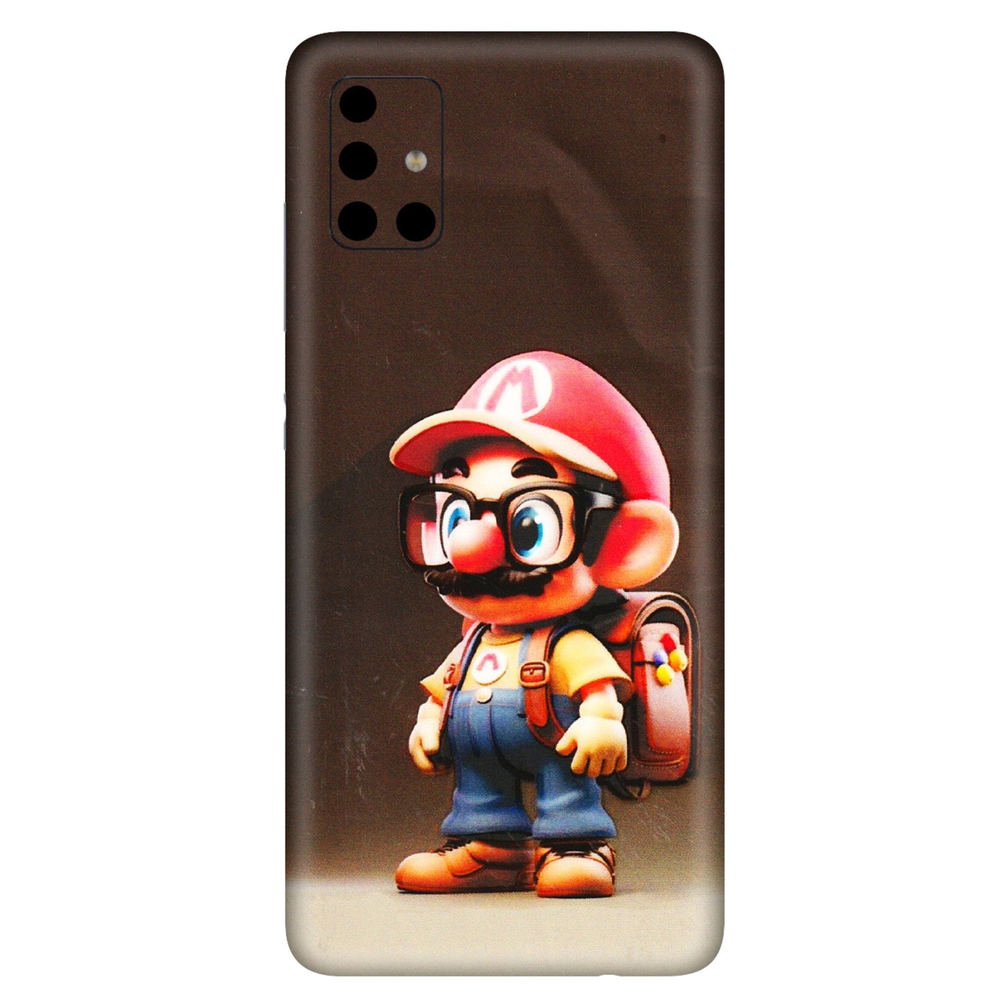 Samsung A/S Series Phone Skins (All Models) - Little Mario - 3D Embossed Finish (L-119) Samsung Galaxy A51
