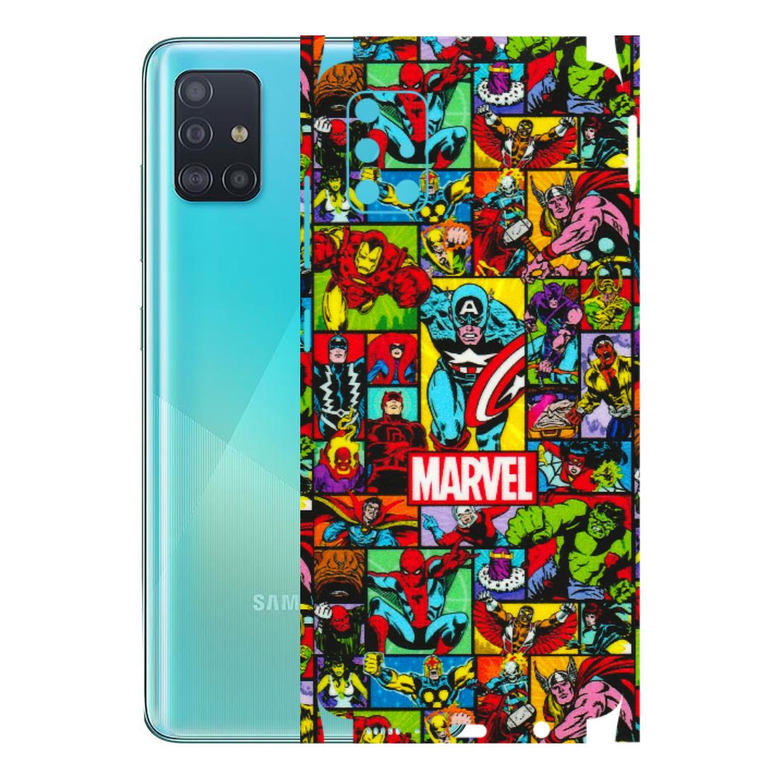 Samsung A/S Series Phone Skins (All Models) - MARVELOUS Comic Characters - 3D Embossed Finish (L-129) Samsung Galaxy A51