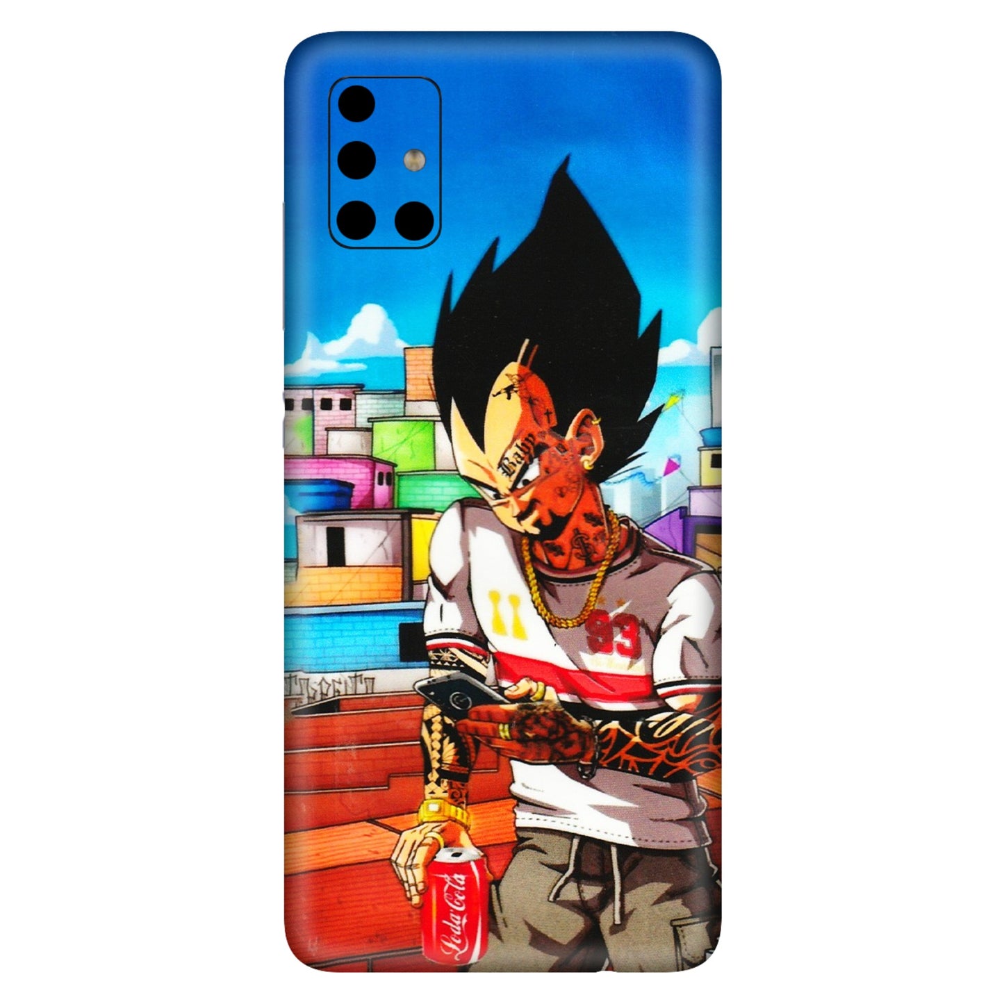 Samsung A/S Series Phone Skins (All Models) - Vegeta - 3D Embossed Finish (L-136) Samsung Galaxy A51