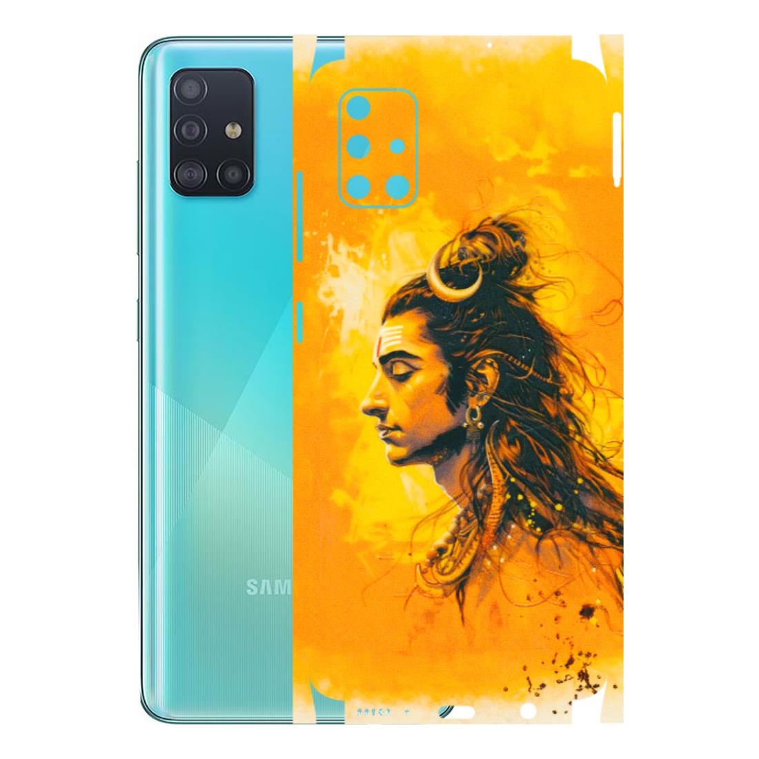 Samsung A/S Series Phone Skins (All Models) - Shiv Shakti - 3D Embossed Finish (L-14) Samsung Galaxy A51