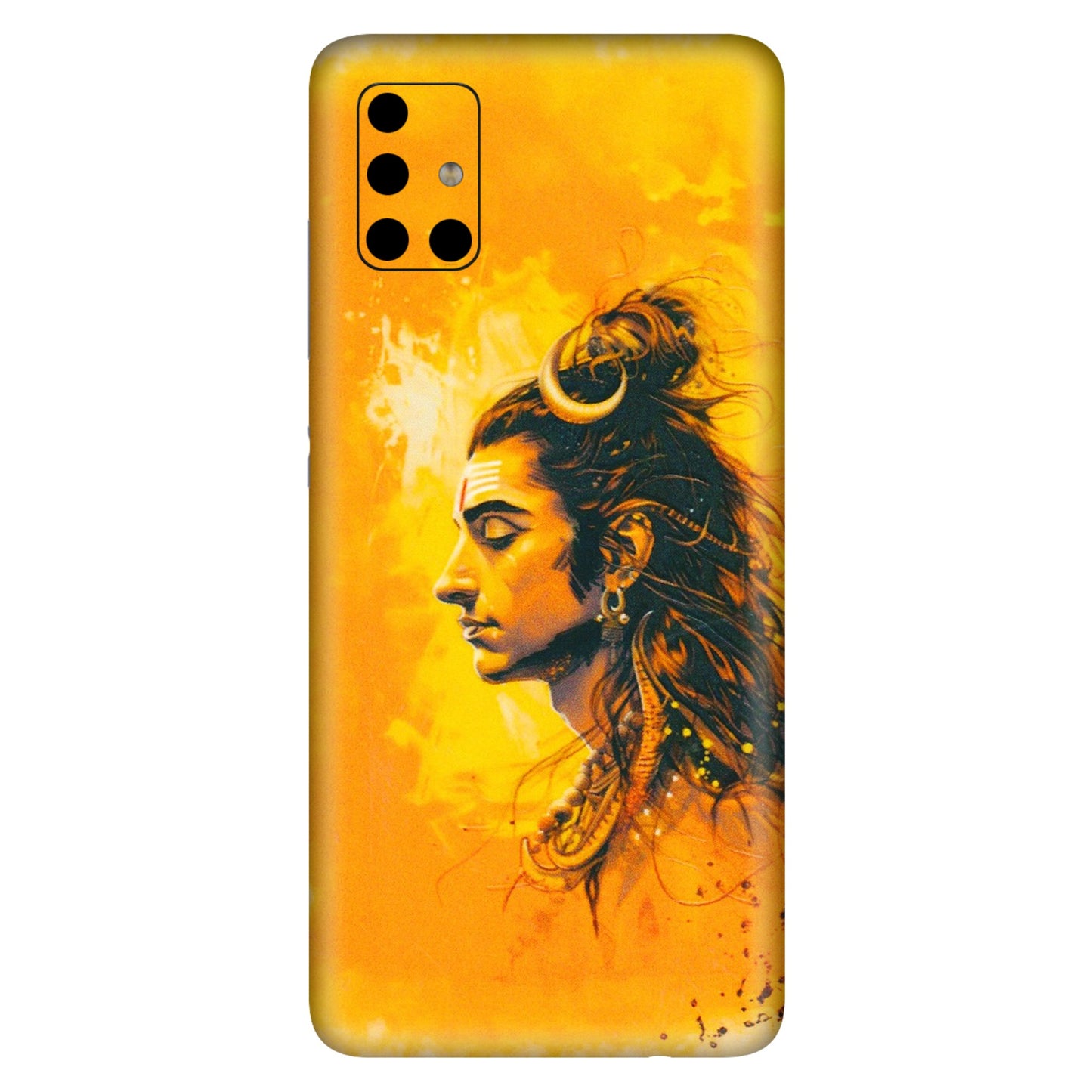 Samsung A/S Series Phone Skins (All Models) - Shiv Shakti - 3D Embossed Finish (L-14) Samsung Galaxy A51