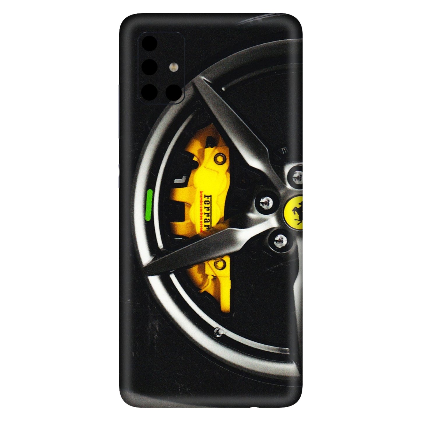 Samsung A/S Series Phone Skins (All Models) - Ferrari Wheel Alloy - 3D Embossed Finish (L-173) Samsung Galaxy A51