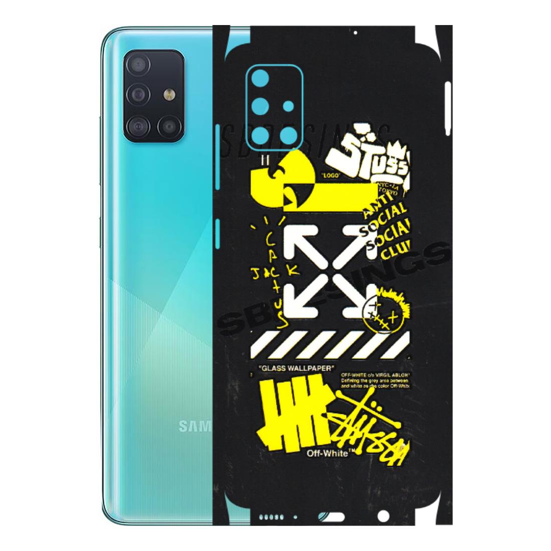 Samsung A/S Series Phone Skins (All Models) - Anti Social Graffiti - 3D Embossed Finish (L-198) Samsung Galaxy A51