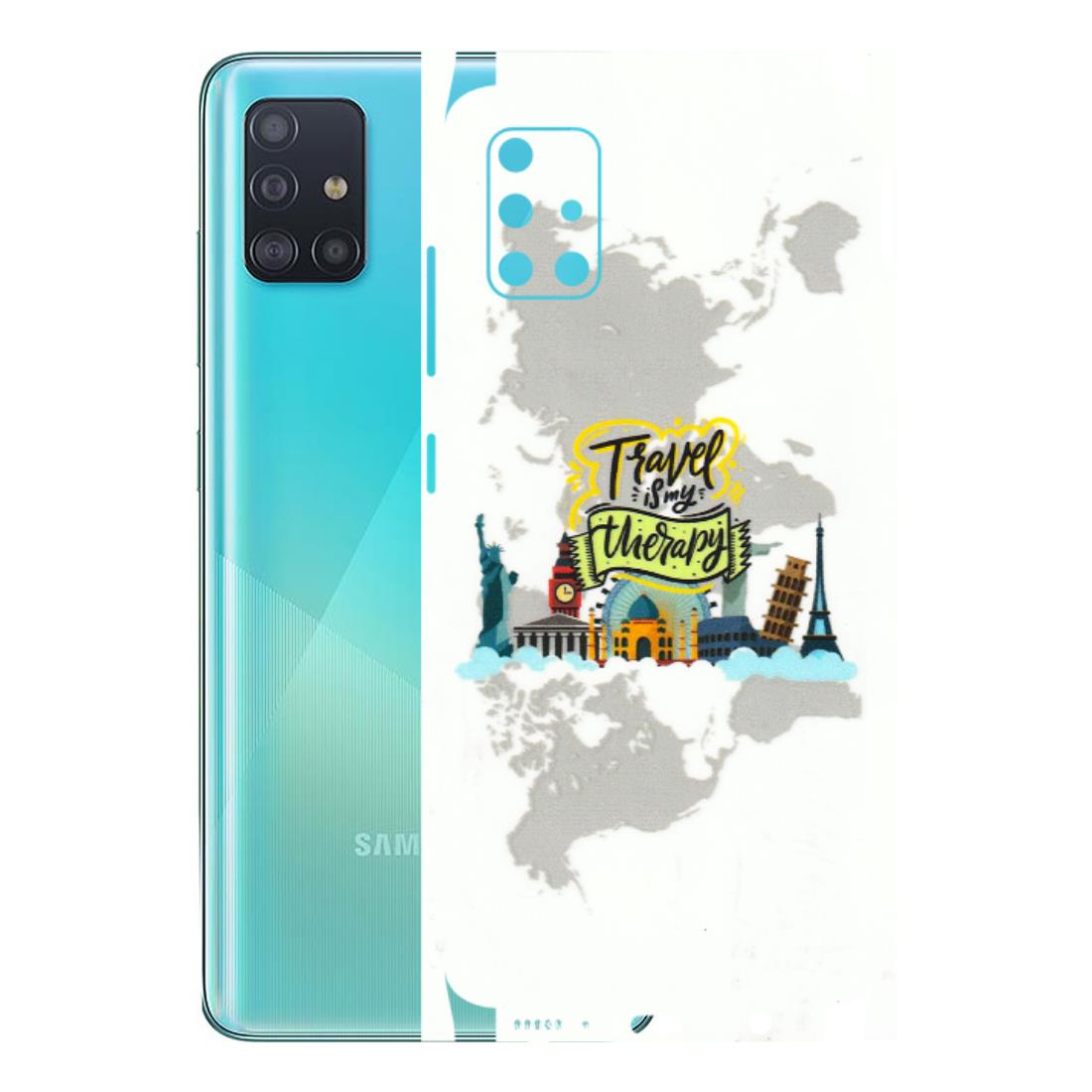 Samsung A/S Series Phone Skins (All Models) - Travel Therapy - 3D Embossed Finish (L-199) Samsung Galaxy A51