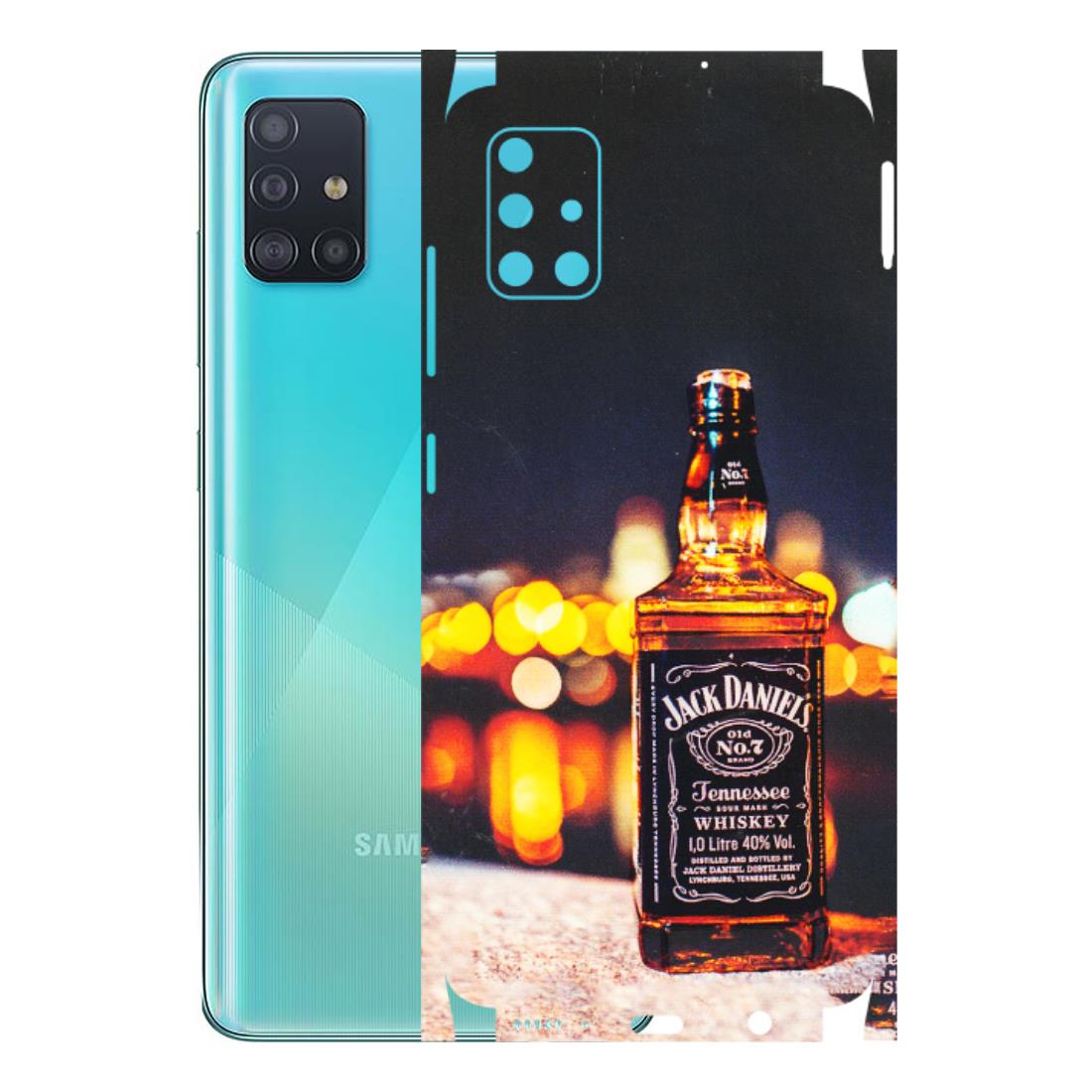 Samsung A/S Series Phone Skins (All Models) - JD Whiskey Bottle - 3D Embossed Finish (L-20) Samsung Galaxy A51