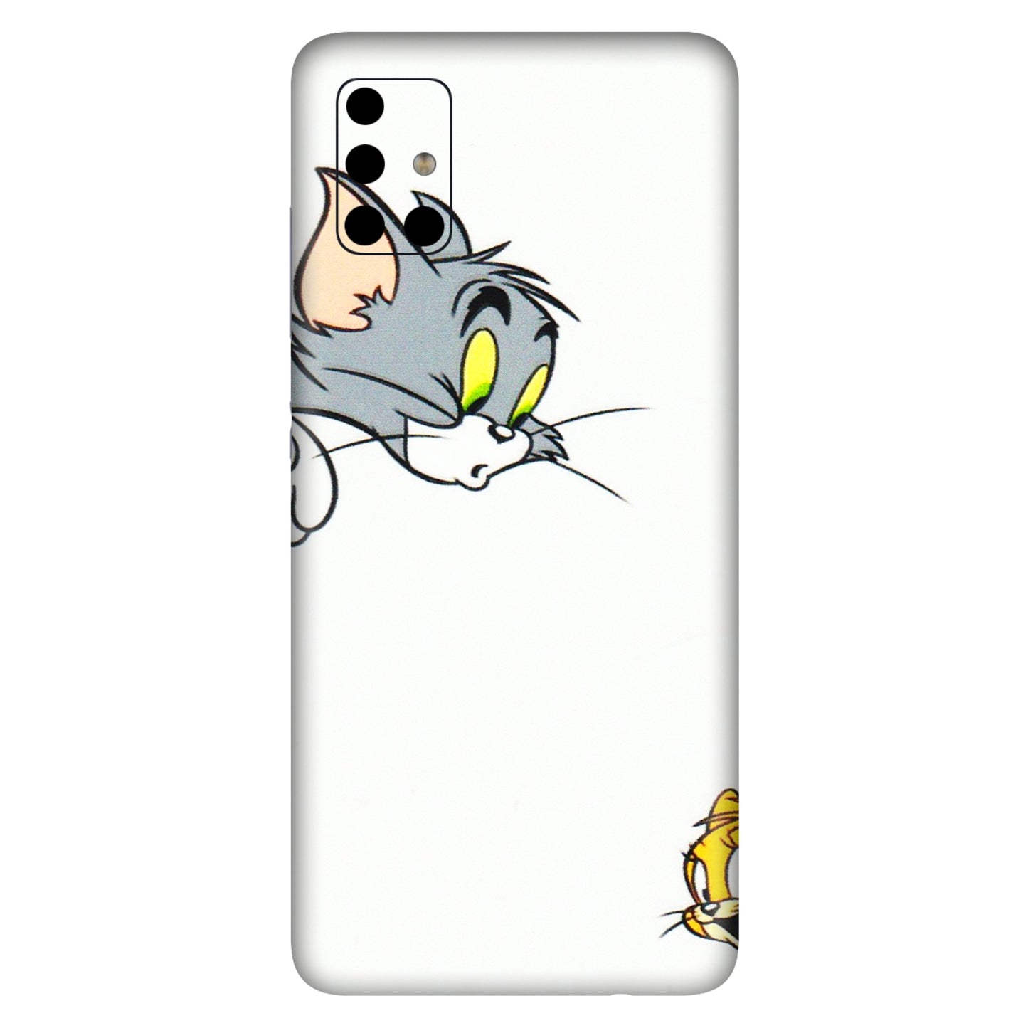Samsung A/S Series Phone Skins (All Models) - Cute Tom And Jerry - 3D Embossed Finish (L-220) Samsung Galaxy A51