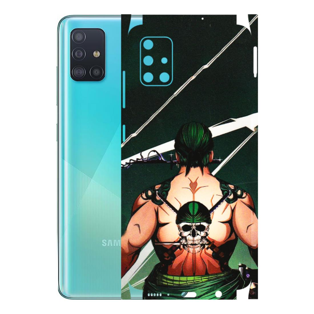 Samsung A/S Series Phone Skins (All Models) - Zoro Anime - 3D Embossed Finish (L-23) Samsung Galaxy A51