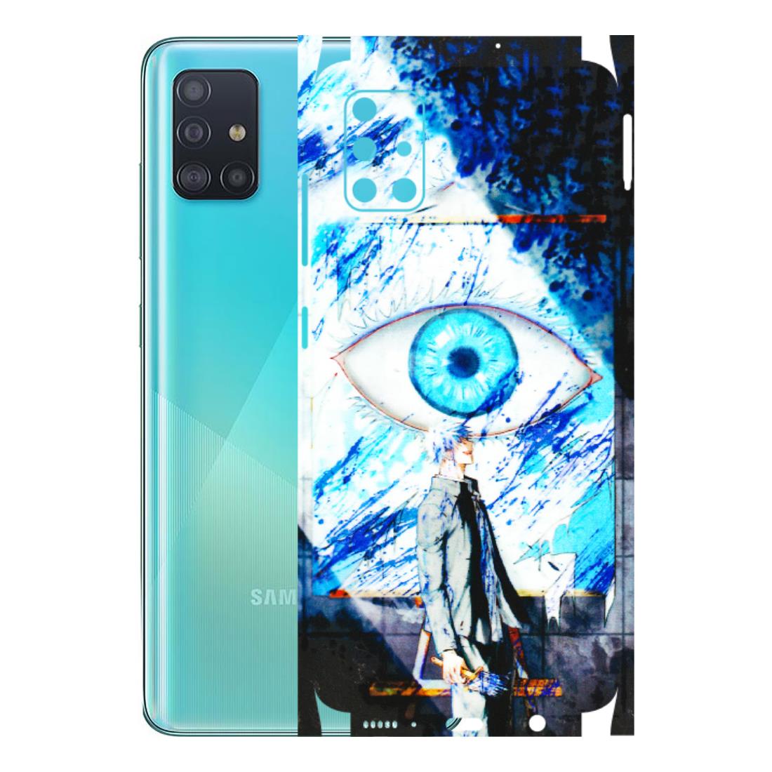 Samsung A/S Series Phone Skins (All Models) - Gojo Satoru evil eye - 3D Embossed Finish (L-239) Samsung Galaxy A51