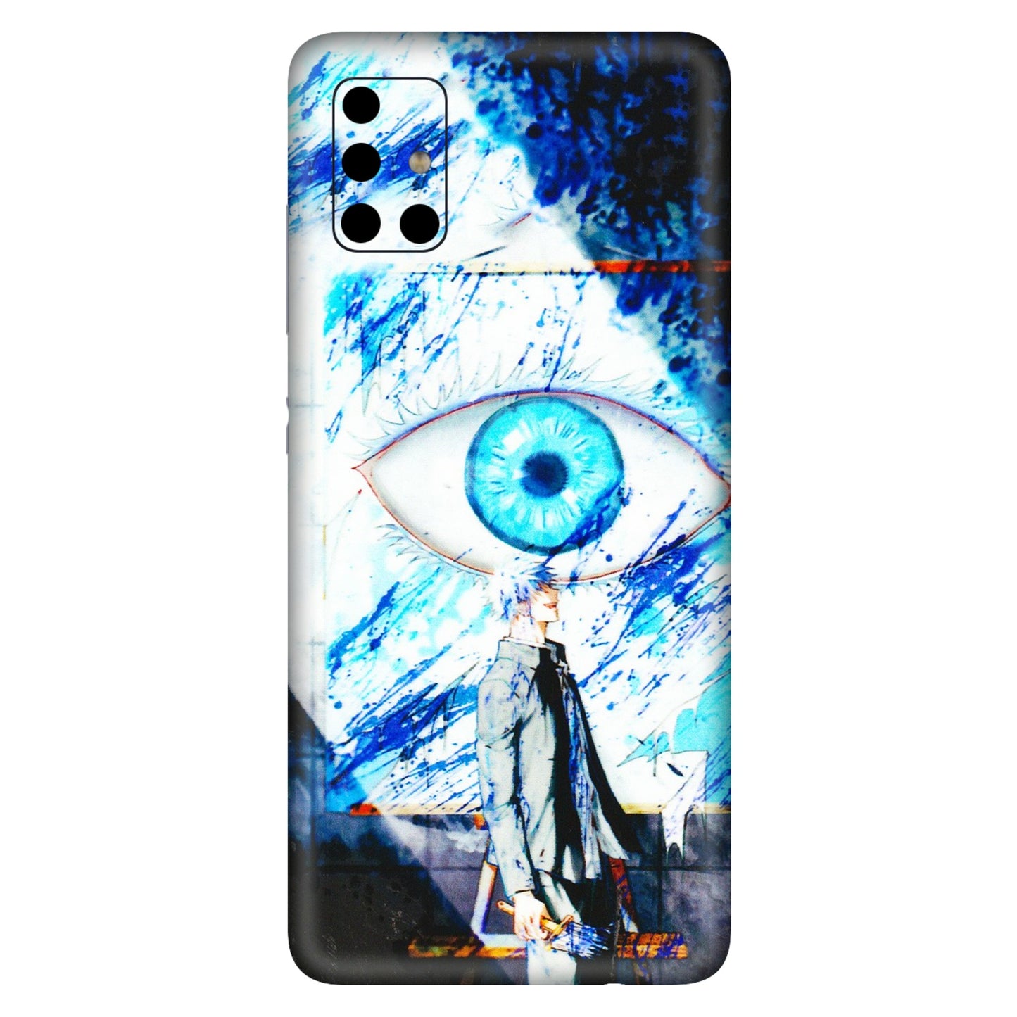 Samsung A/S Series Phone Skins (All Models) - Gojo Satoru evil eye - 3D Embossed Finish (L-239) Samsung Galaxy A51