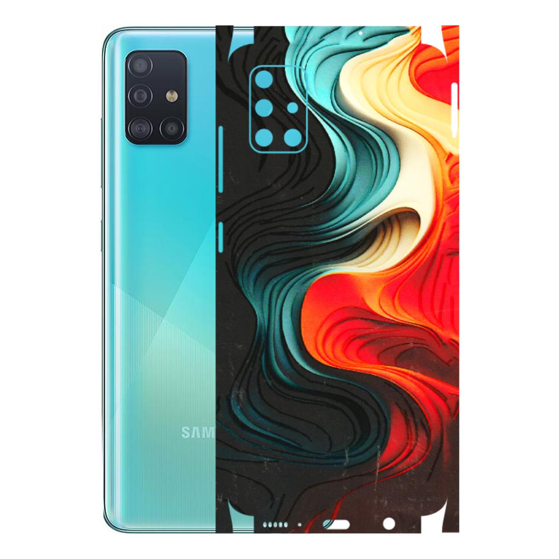 Samsung A/S Series Phone Skins (All Models) - The Silky Swirl - 3D Embossed Finish (L-240) Samsung Galaxy A51