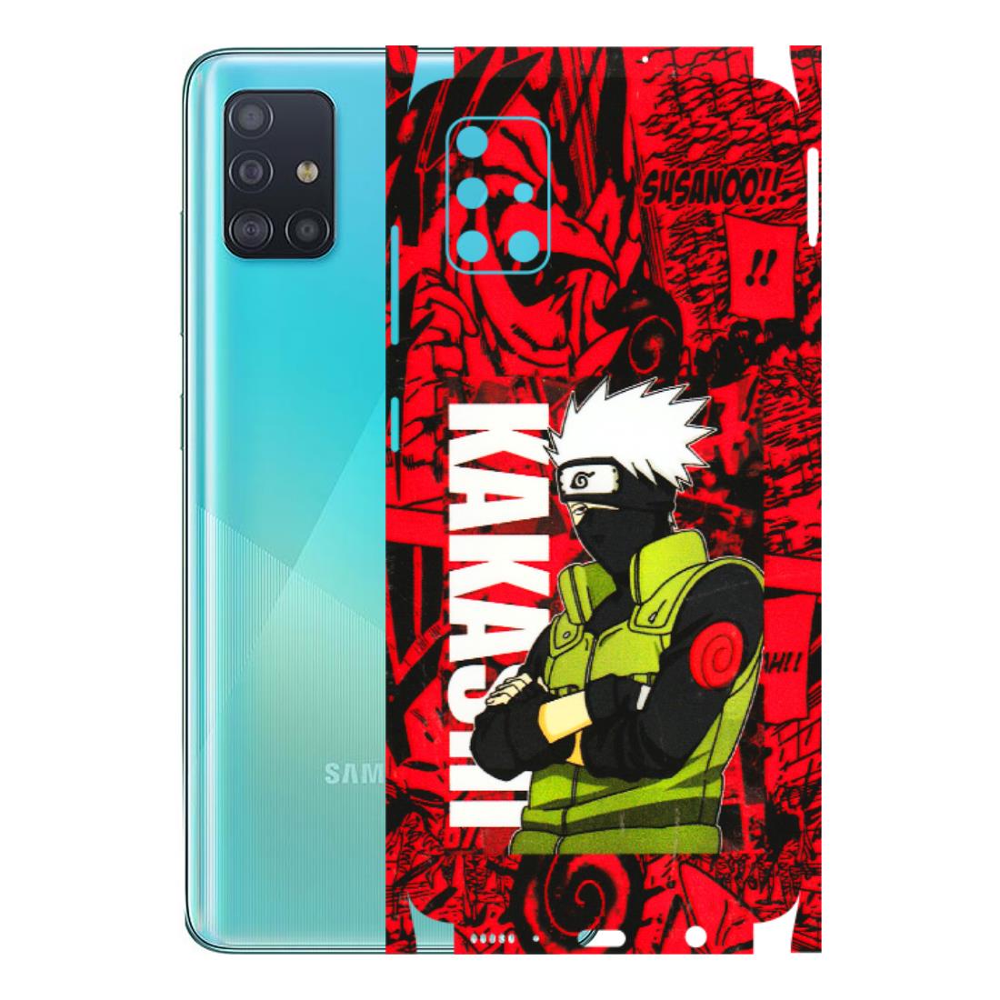 Samsung A/S Series Phone Skins (All Models) - Kakashi Red Anime - 3D Embossed Finish (L-251) Samsung Galaxy A51