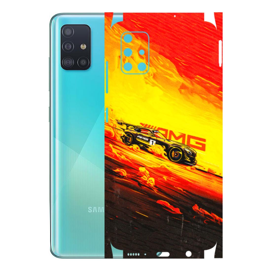 Samsung A/S Series Phone Skins (All Models) - AMG Car Speed Cover - 3D Embossed Finish (L-256) Samsung Galaxy A51