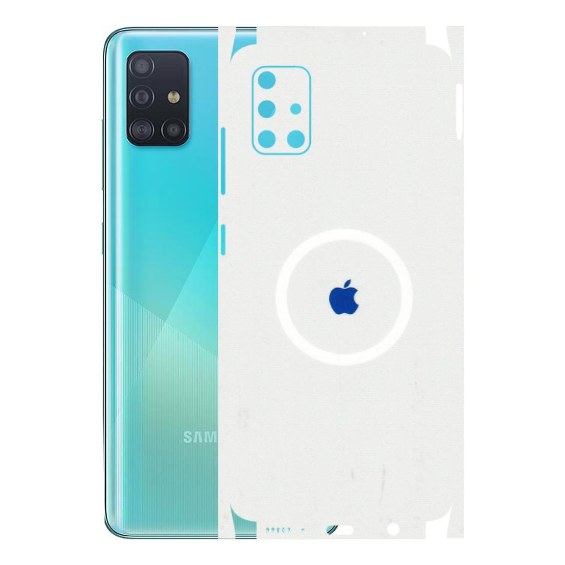 Samsung A/S Series Phone Skins (All Models) - iPhone Magsafe Logo - 3D Embossed Finish (L-320) Samsung Galaxy A51