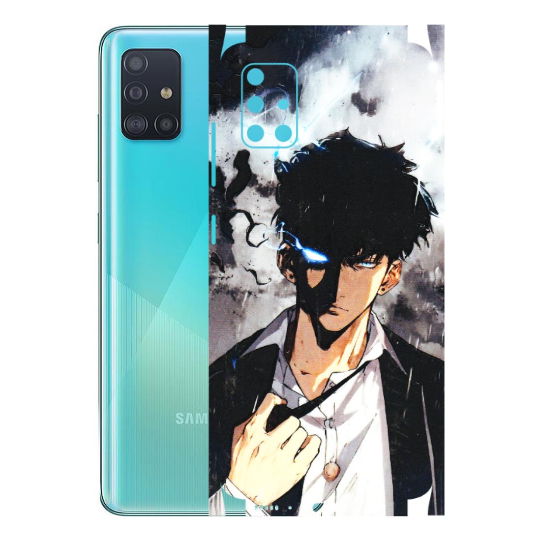 Samsung A/S Series Phone Skins (All Models) - Sung Jinwoo Manhwa Anime - 3D Embossed Finish (L-328) Samsung Galaxy A51