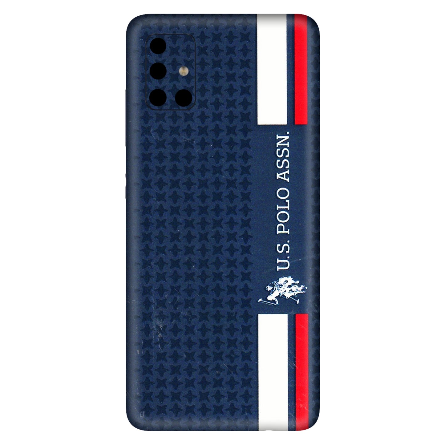 Samsung A/S Series Phone Skins (All Models) - US POLO Designer Brand - 3D Embossed Finish (L-65) Samsung Galaxy A51