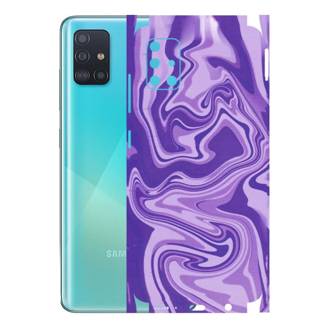 Samsung A/S Series Phone Skins (All Models) - Hazy Purple Nights - Matte Finish (M-14) Samsung Galaxy A51