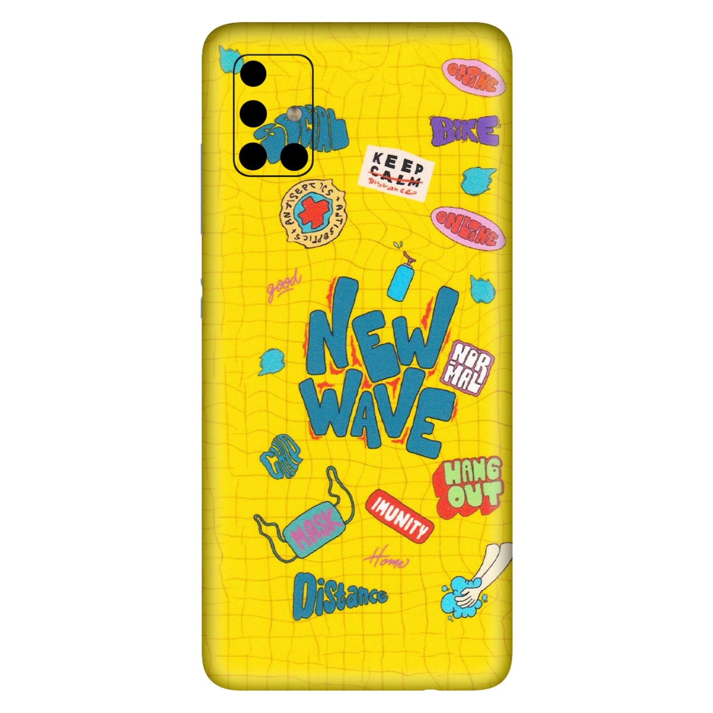 Samsung A/S Series Phone Skins (All Models) - New Wave Life - Matte Finish (M-17) Samsung Galaxy A51