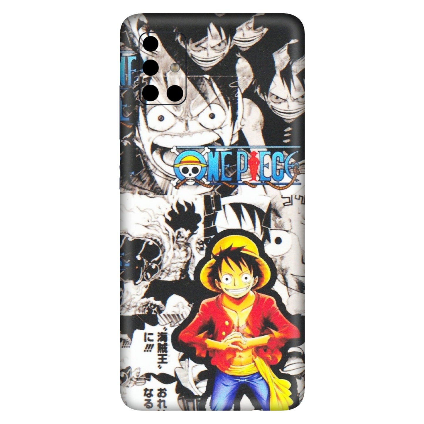 Samsung A/S Series Phone Skins (All Models) - One Piece B&W - Matte Finish (M-63) Samsung Galaxy A51