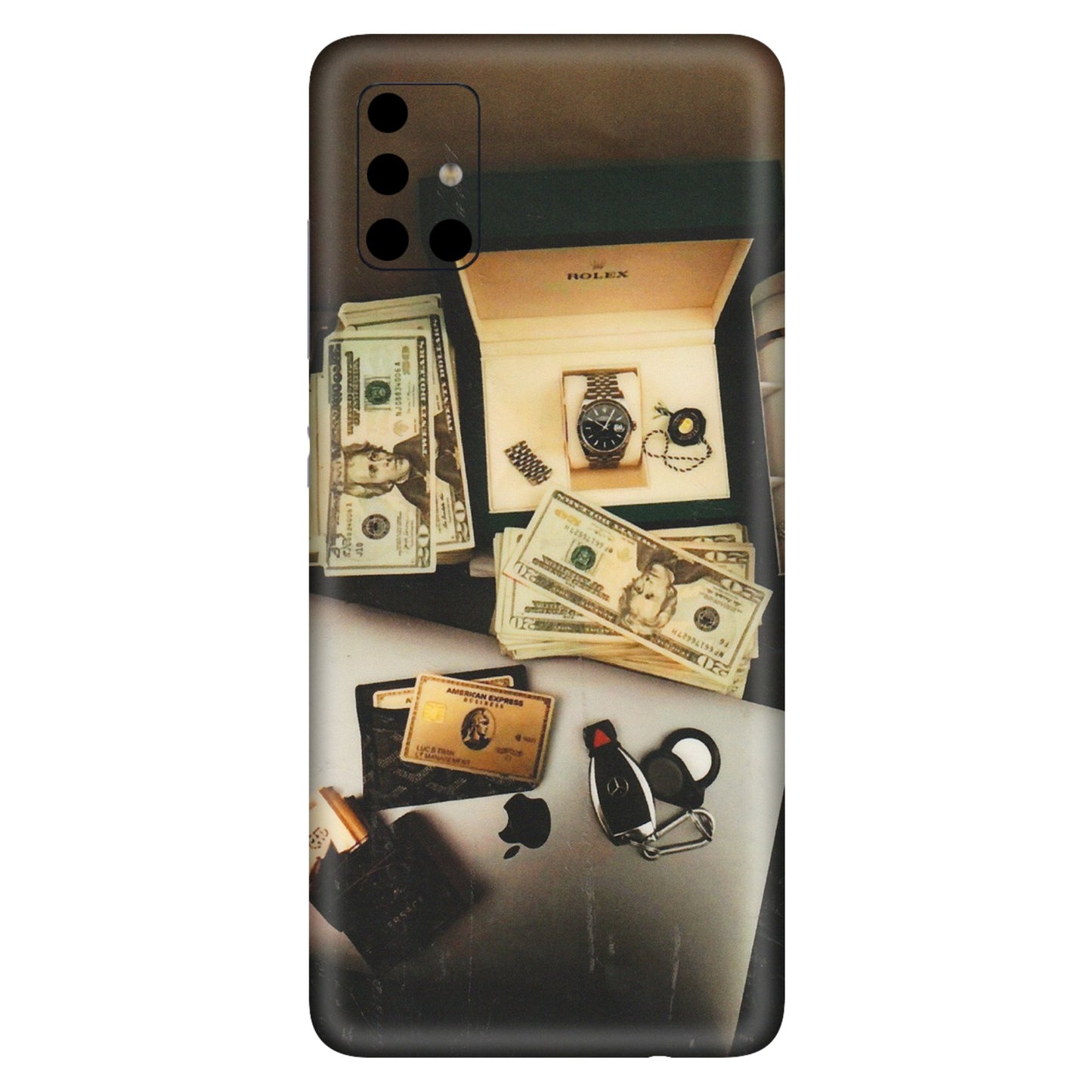 Samsung A/S Series Phone Skins (All Models) - Luxury Lifestyle - Transparent Finish (T-11) Samsung Galaxy A51