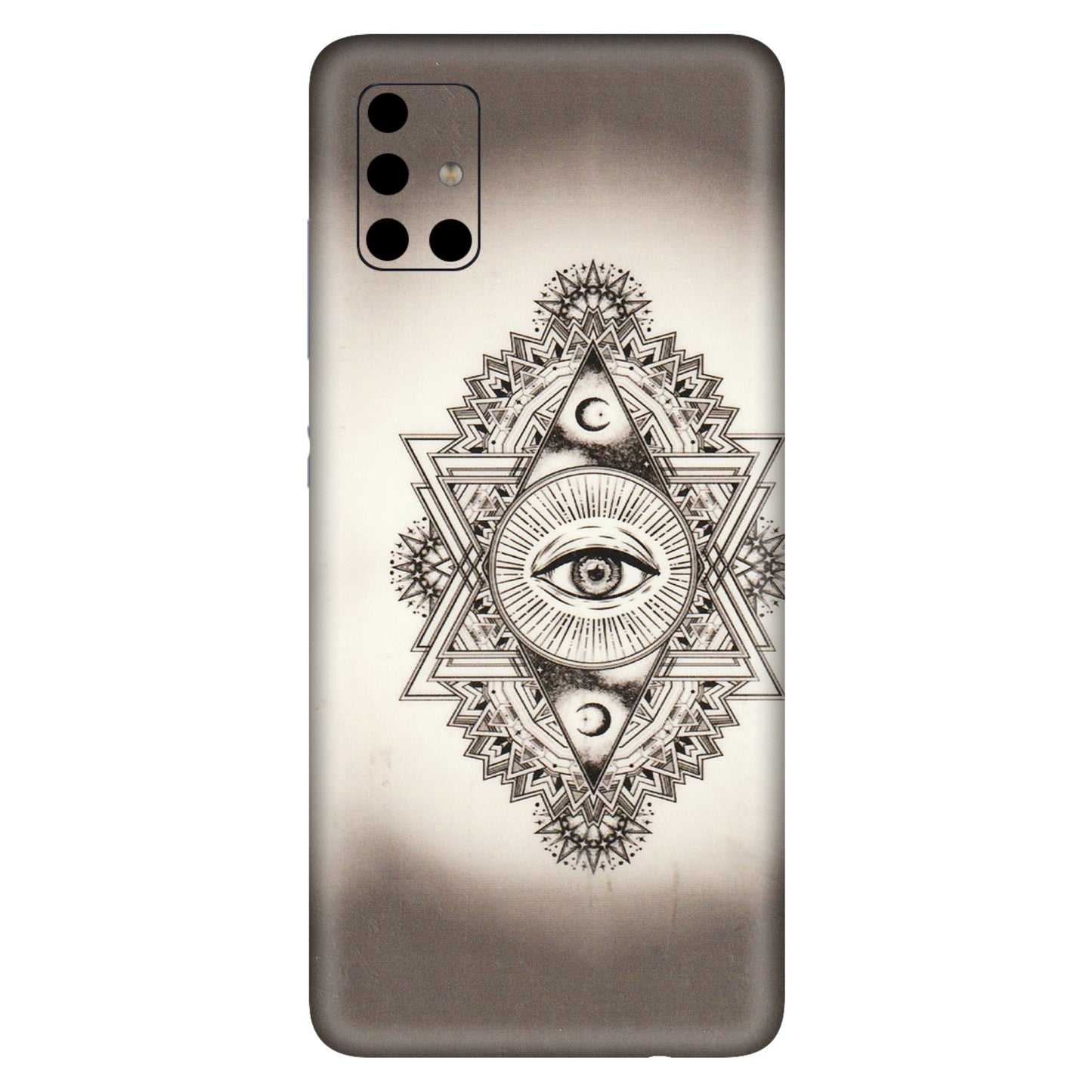 Samsung A/S Series Phone Skins (All Models) - Illuminati Great Eye - Transparent Finish (T-14) Samsung Galaxy A51