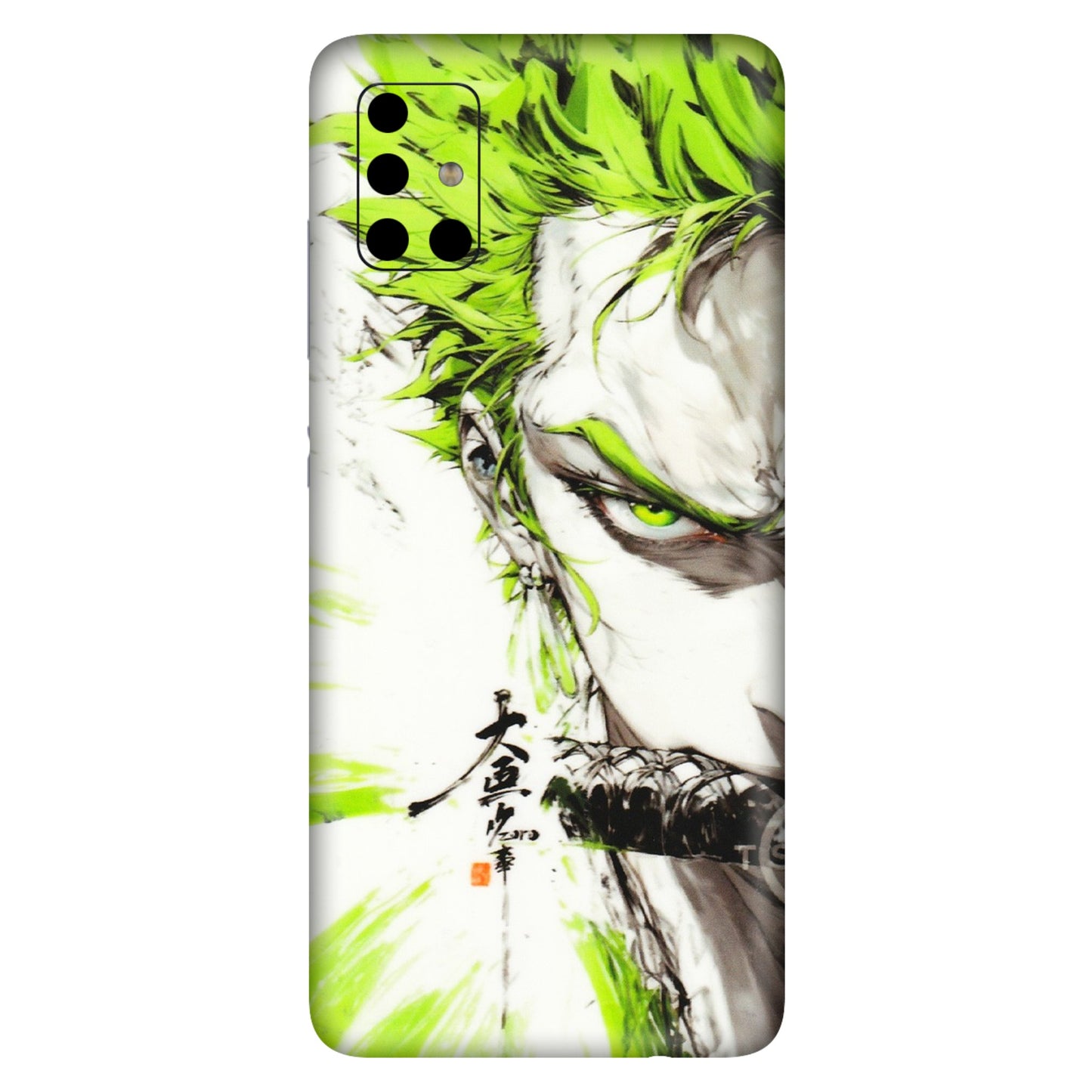 Samsung A/S Series Phone Skins (All Models) - Roro Taku Anime - Transparent Finish (T-18) Samsung Galaxy A51