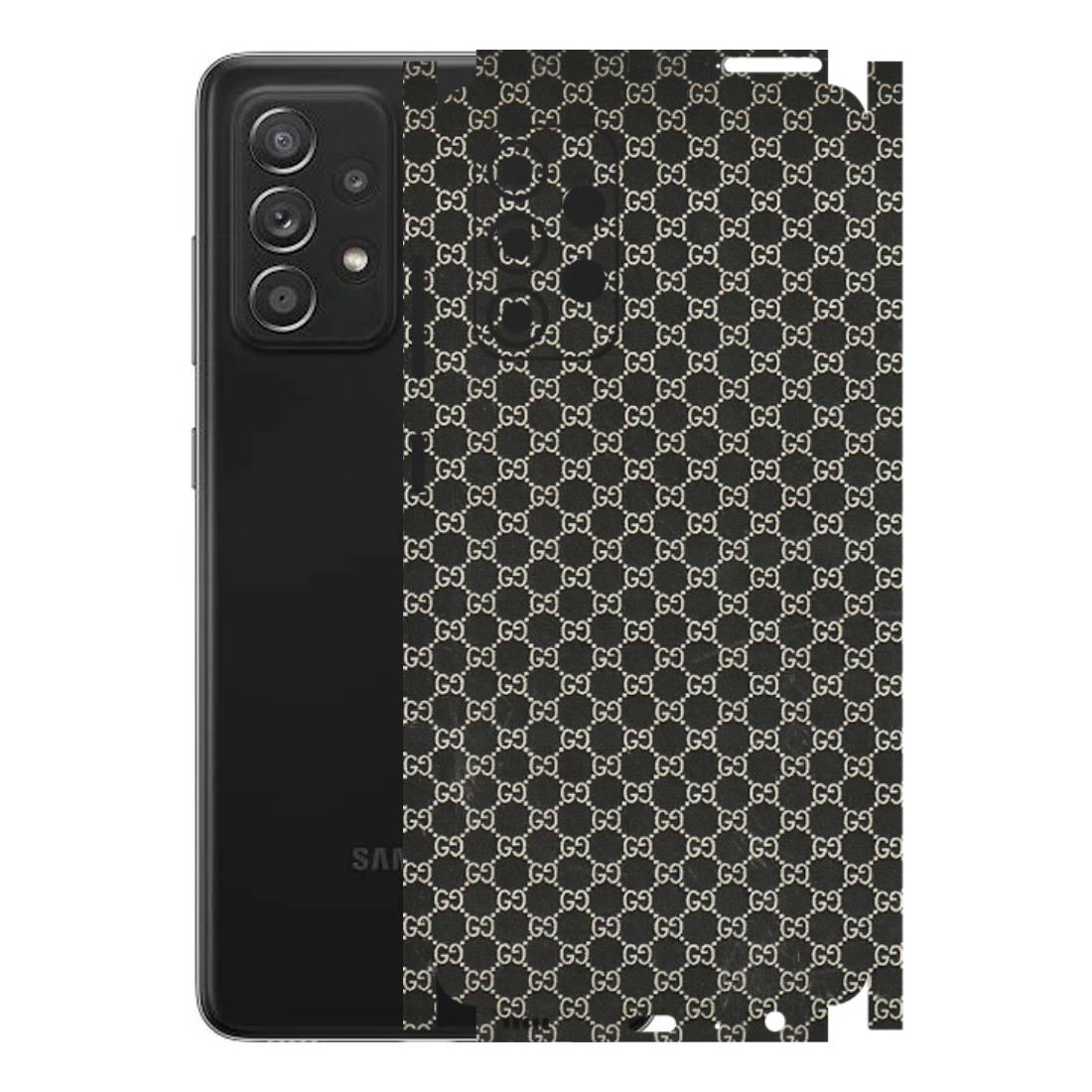 Samsung A/S Series Phone Skins (All Models) - Black G Print - 3D Embossed Finish (L-109) Samsung Galaxy A52s (5G)