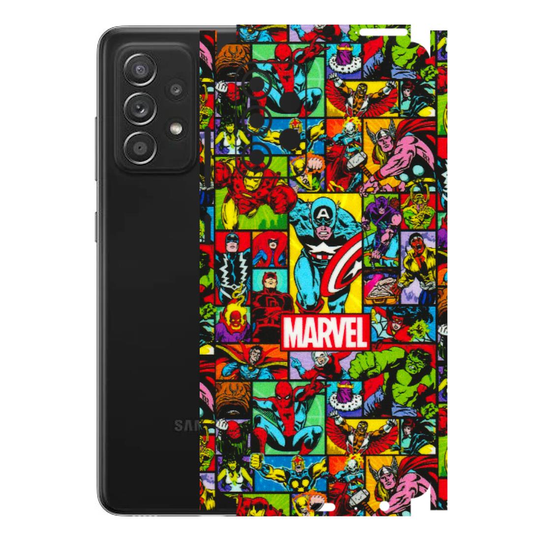 Samsung A/S Series Phone Skins (All Models) - MARVELOUS Comic Characters - 3D Embossed Finish (L-129) Samsung Galaxy A52s (5G)