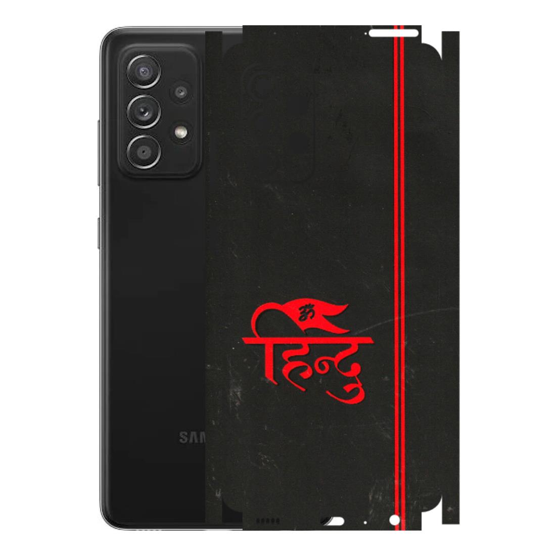 Samsung A/S Series Phone Skins (All Models) - Hindu Black - 3D Embossed Finish (L-153) Samsung Galaxy A52s (5G)