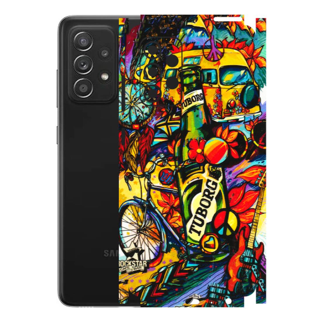 Samsung A/S Series Phone Skins (All Models) - Cool Beer Bottle - 3D Embossed Finish (L-193) Samsung Galaxy A52s (5G)