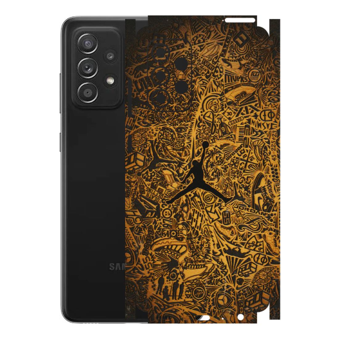 Samsung A/S Series Phone Skins (All Models) - Premium Gold Basketball Player - 3D Embossed Finish (L-236) Samsung Galaxy A52s (5G)