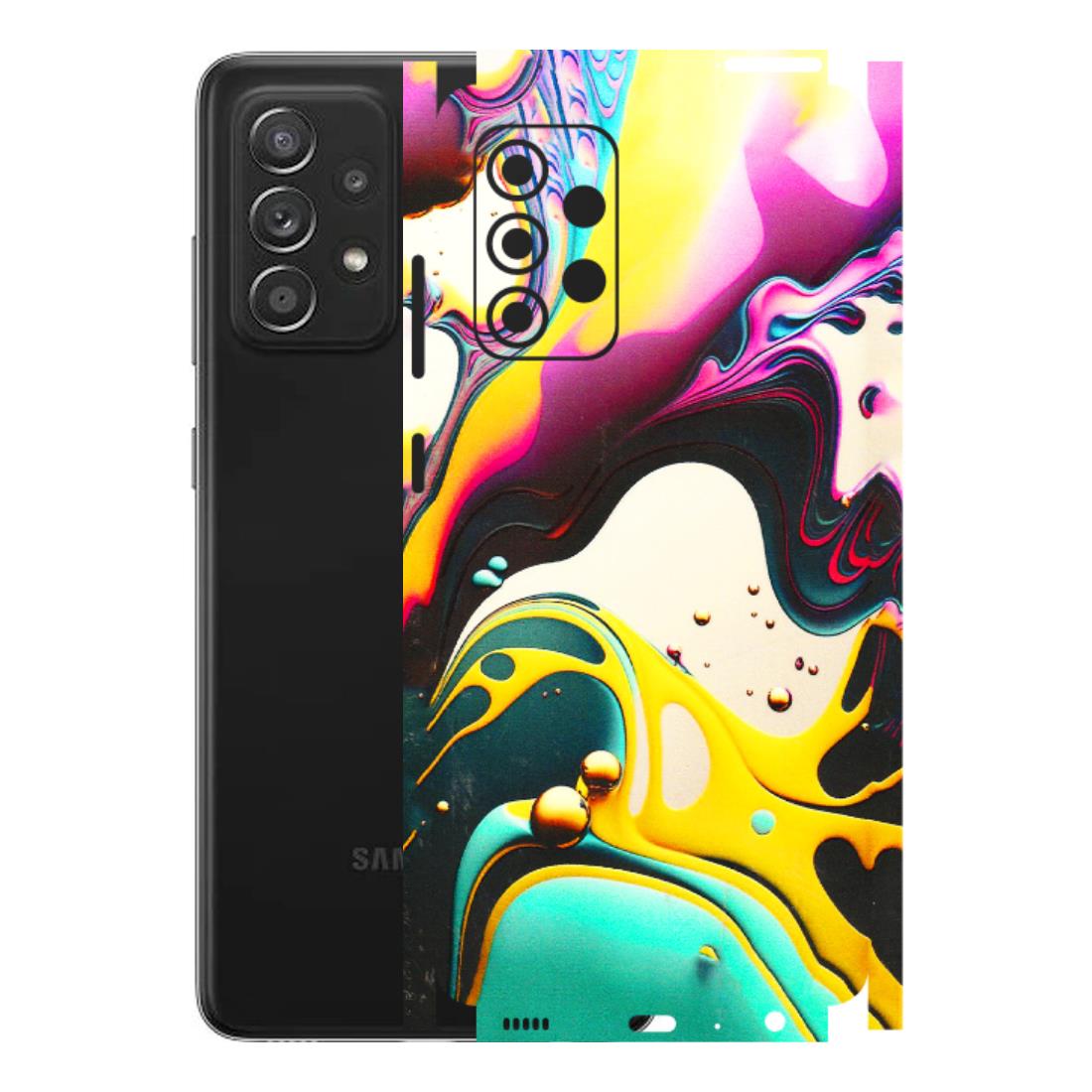 Samsung A/S Series Phone Skins (All Models) - Multicolor Abstract pattern - 3D Embossed Finish (L-254) Samsung Galaxy A52s (5G)