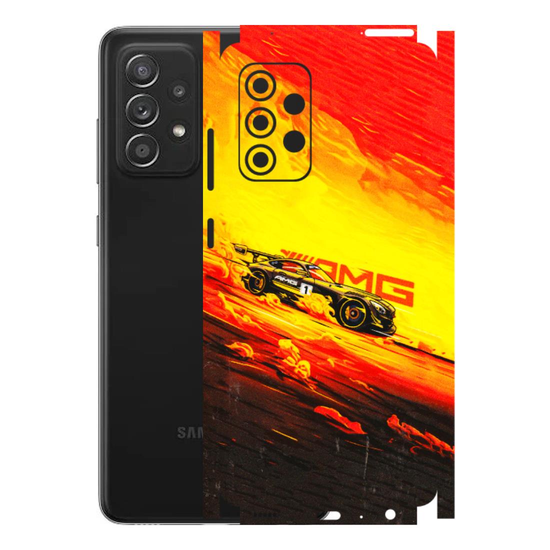 Samsung A/S Series Phone Skins (All Models) - AMG Car Speed Cover - 3D Embossed Finish (L-256) Samsung Galaxy A52s (5G)