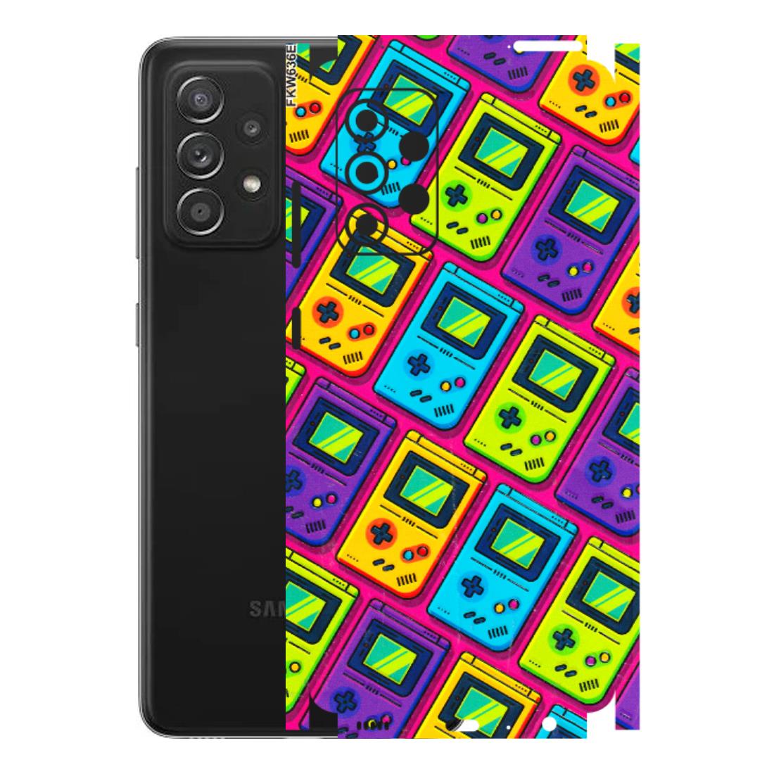 Samsung A/S Series Phone Skins (All Models) - Gameboy Colourful - 3D Embossed Finish (L-266) Samsung Galaxy A52s (5G)