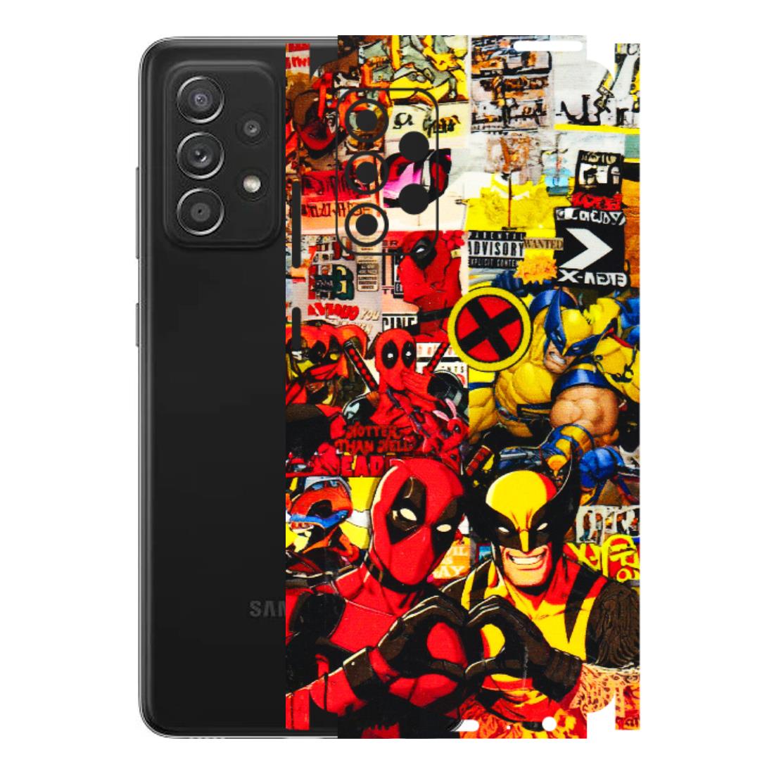 Samsung A/S Series Phone Skins (All Models) - Spidy Wolverine - 3D Embossed Finish (L-310) Samsung Galaxy A52s (5G)