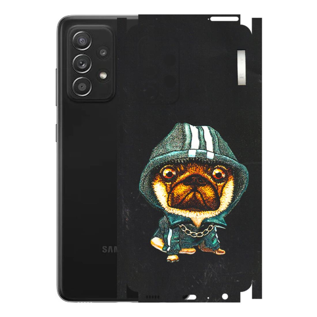 Samsung A/S Series Phone Skins (All Models) - Puppy N Hoodie - 3D Embossed Finish (L-90) Samsung Galaxy A52s (5G)