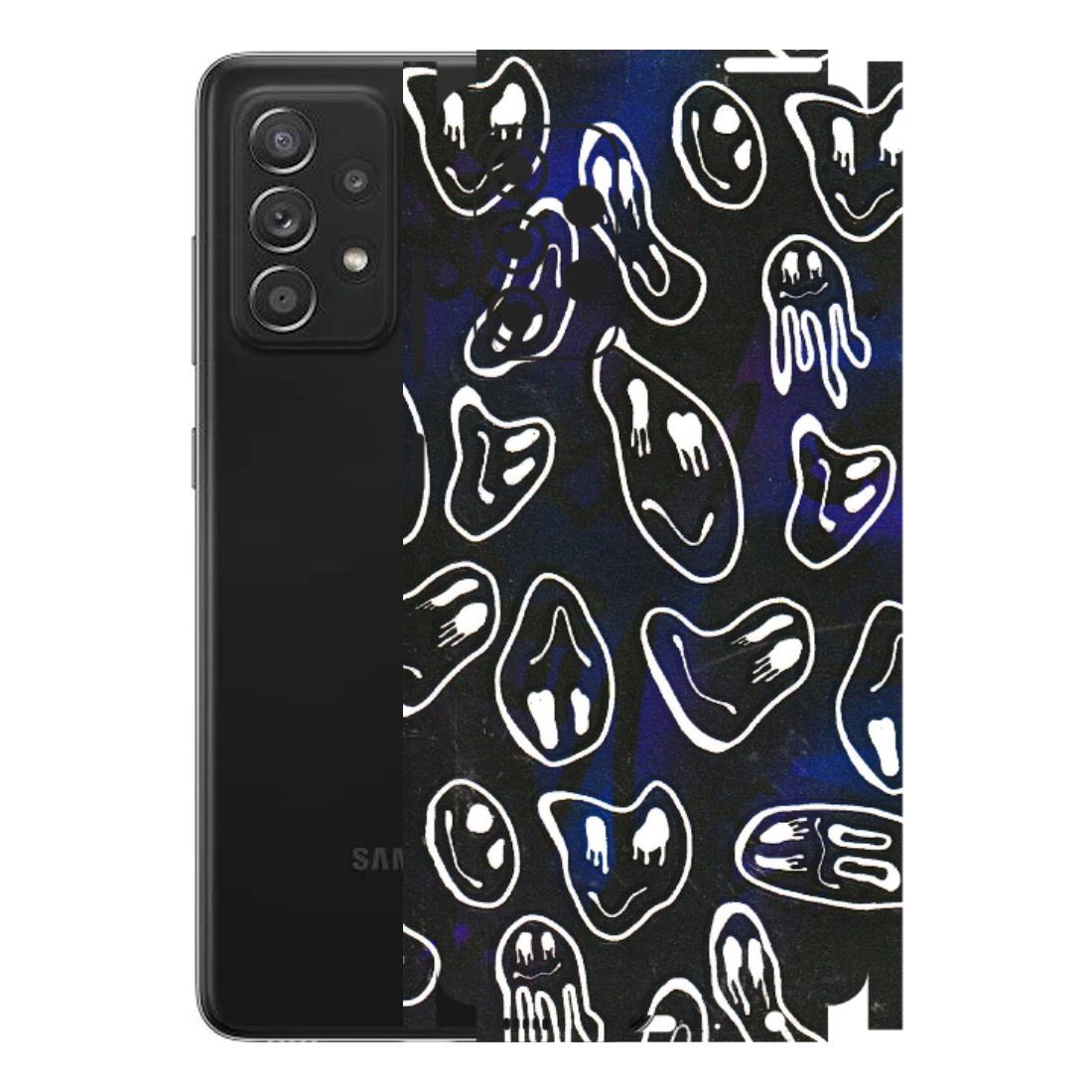 Samsung A/S Series Phone Skins (All Models) - Distorted Smileys - 3D Embossed Finish (L-92) Samsung Galaxy A52s (5G)