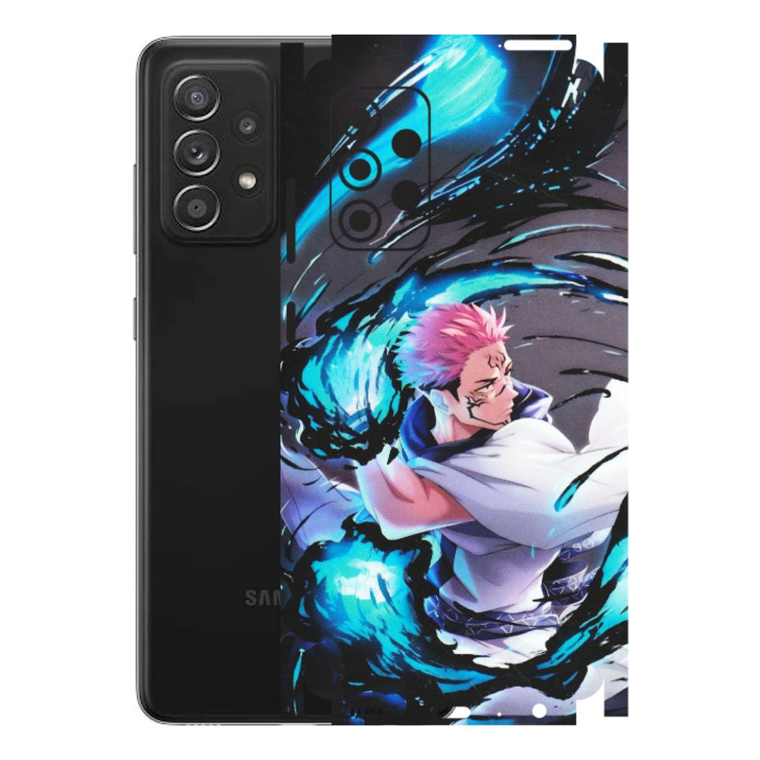 Samsung A/S Series Phone Skins (All Models) - New Jujutsu Kaisen Grey Blue Anime - Matte Finish (M-127) Samsung Galaxy A52s (5G)