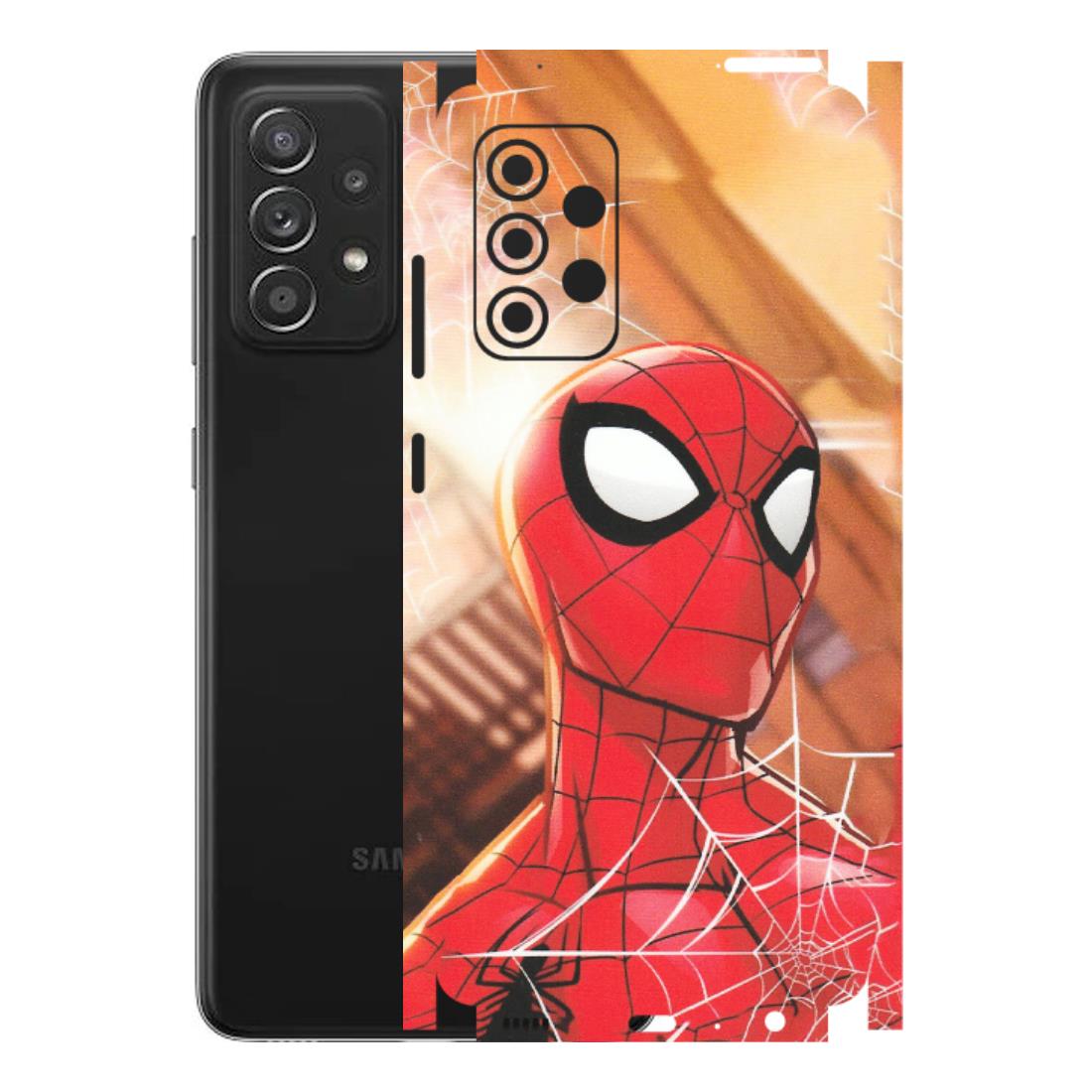 Samsung A/S Series Phone Skins (All Models) - Spiderman Face New - Matte Finish (M-41) Samsung Galaxy A52s (5G)