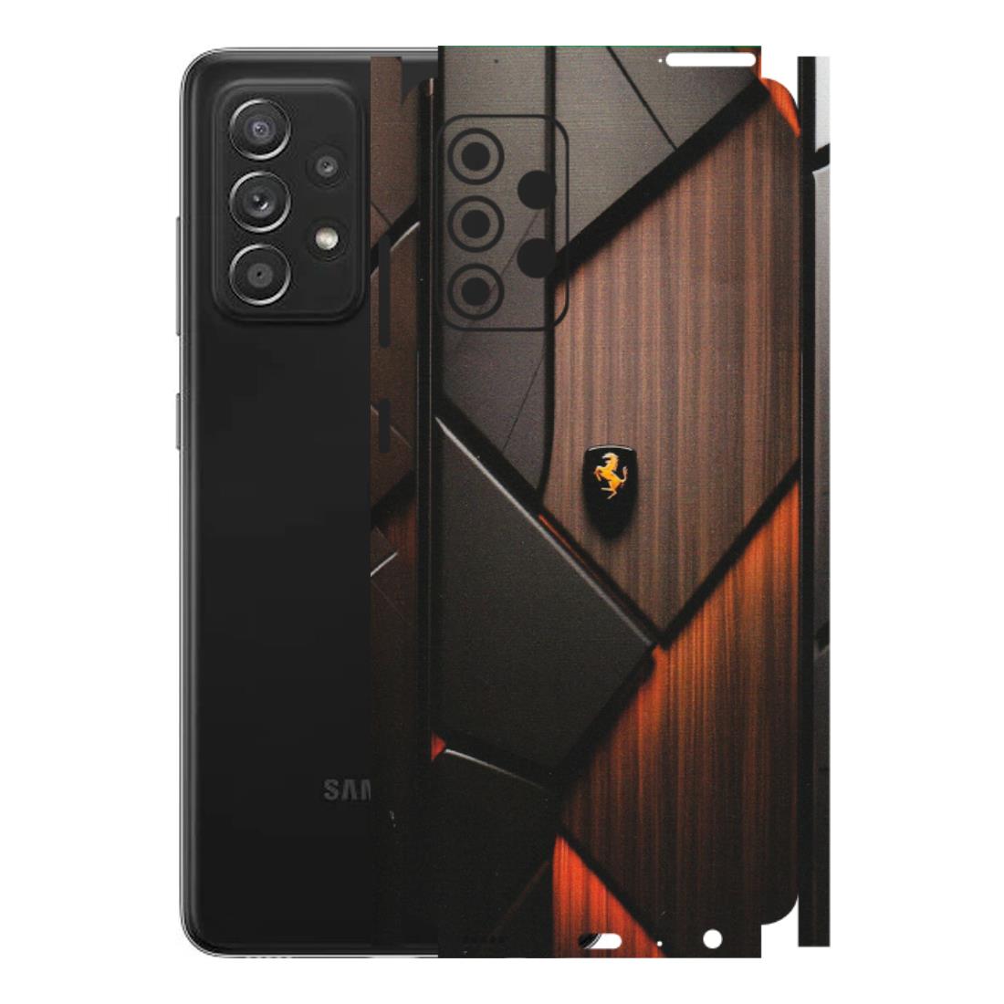 Samsung A/S Series Phone Skins (All Models) - Lambo Beauty Wood Pattern Sober - Matte Finish (M-51) Samsung Galaxy A52s (5G)